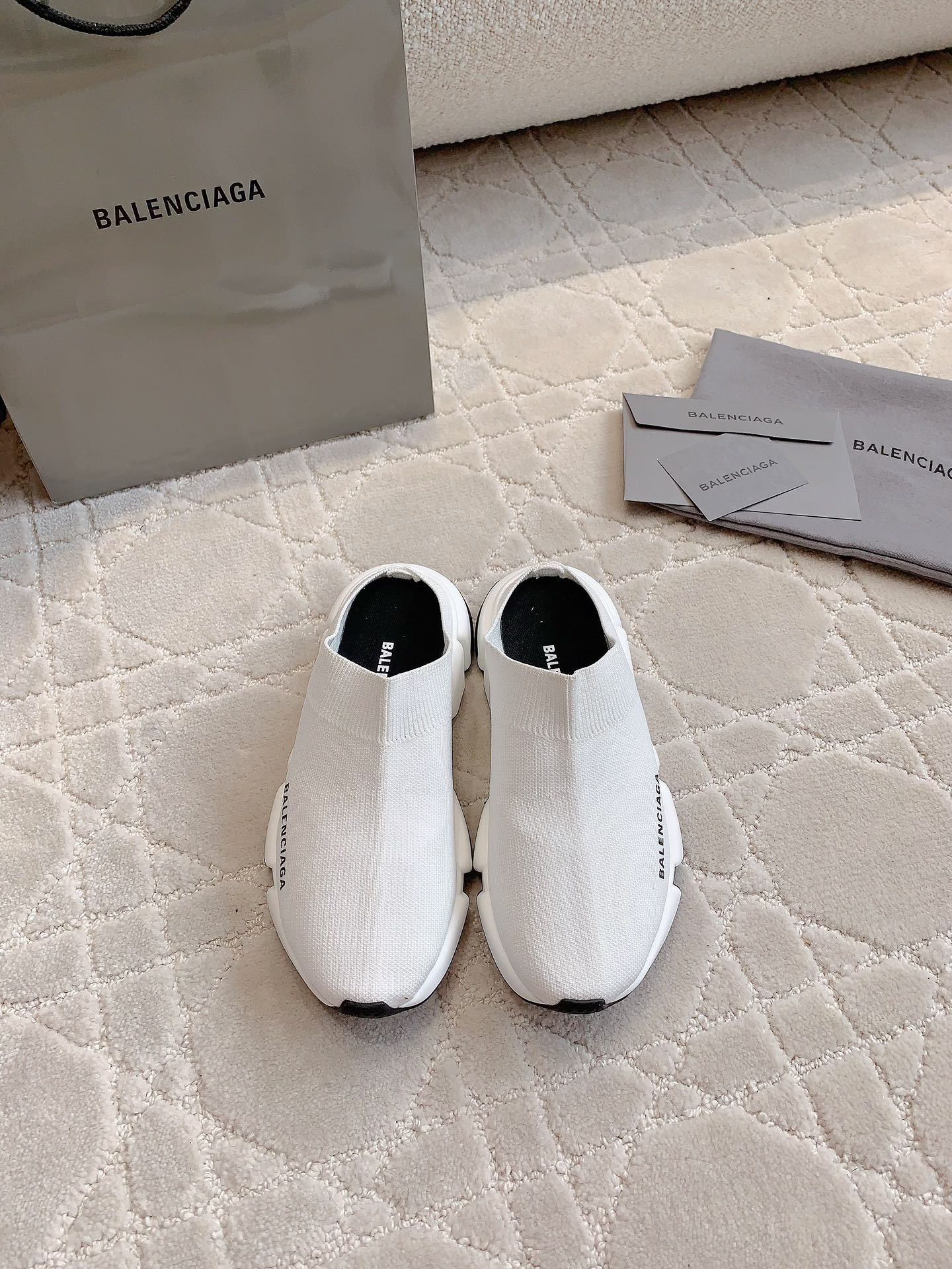 Qualité parfaite
 Balenciaga Chaussures Demi-Pantoufles Unisexe Tricot