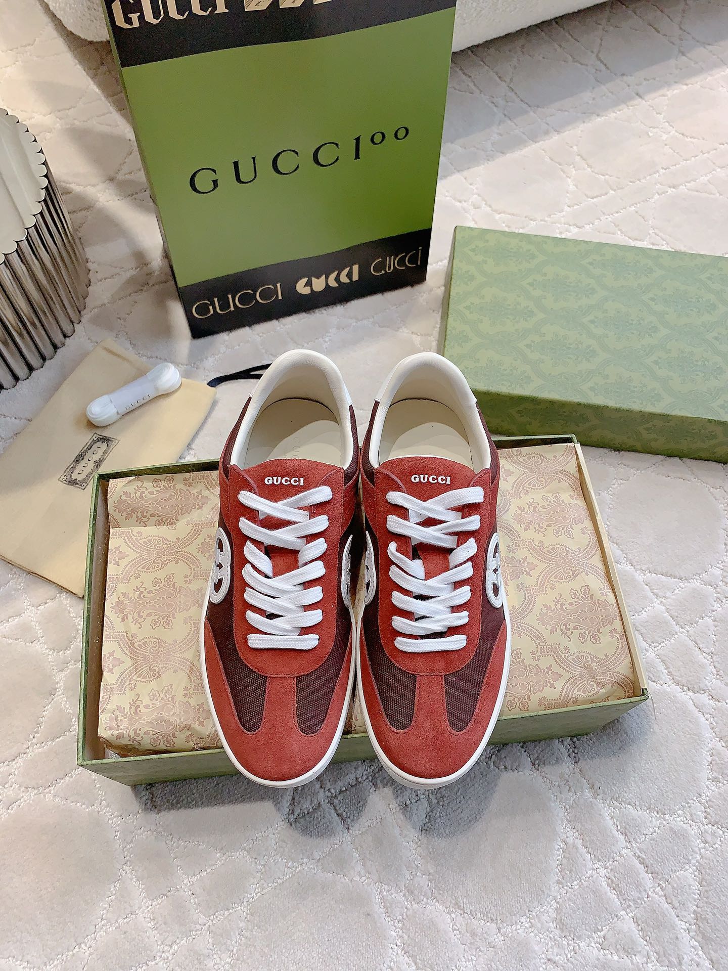 Gucci Chaussures Décontractées Unisexe Vintage Peu importe