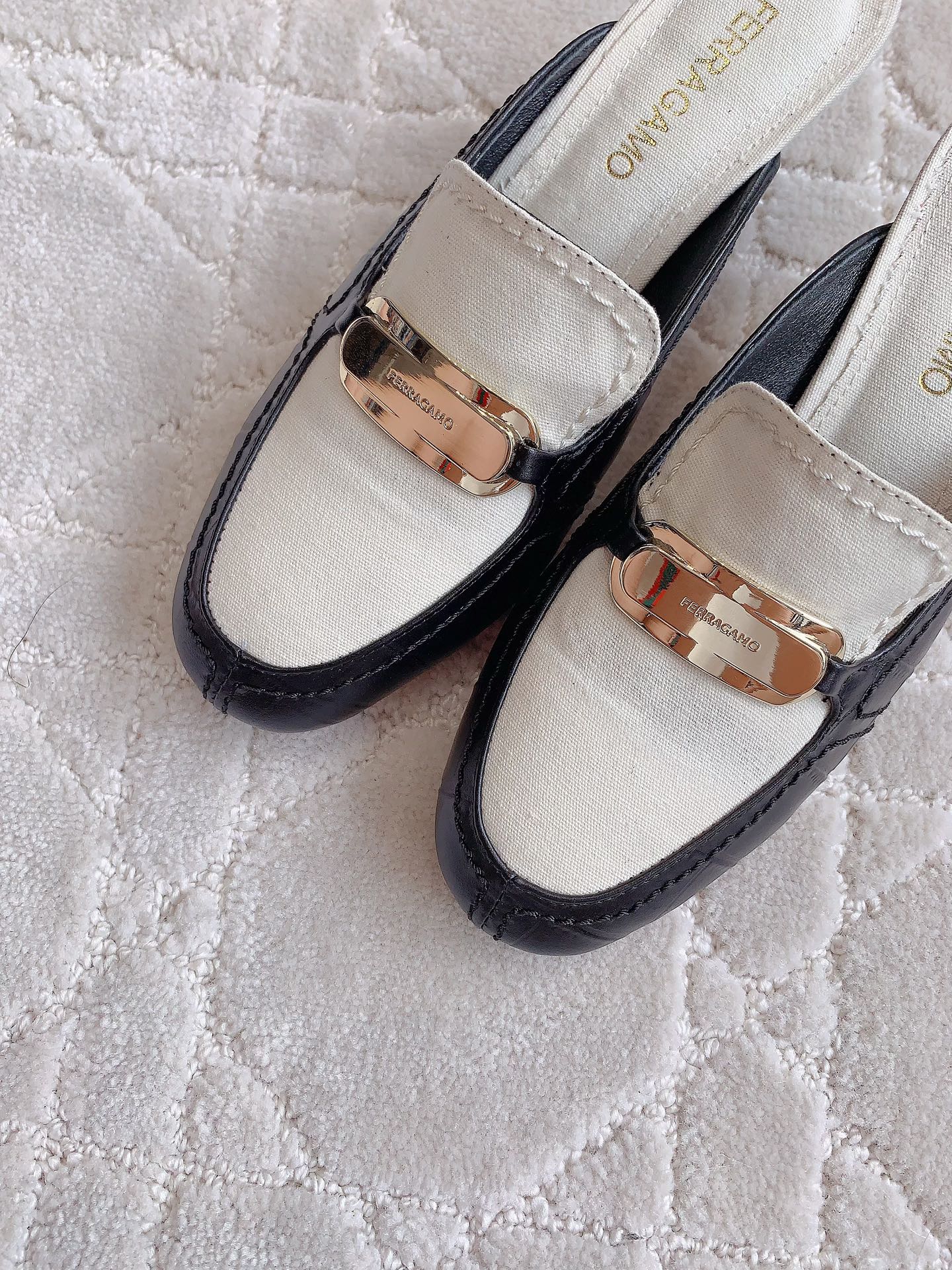 Ferragam’s Elegant Half-Shoe: 588, Oxen Skin, Italian Leather, Size 35-39 - 图片 5