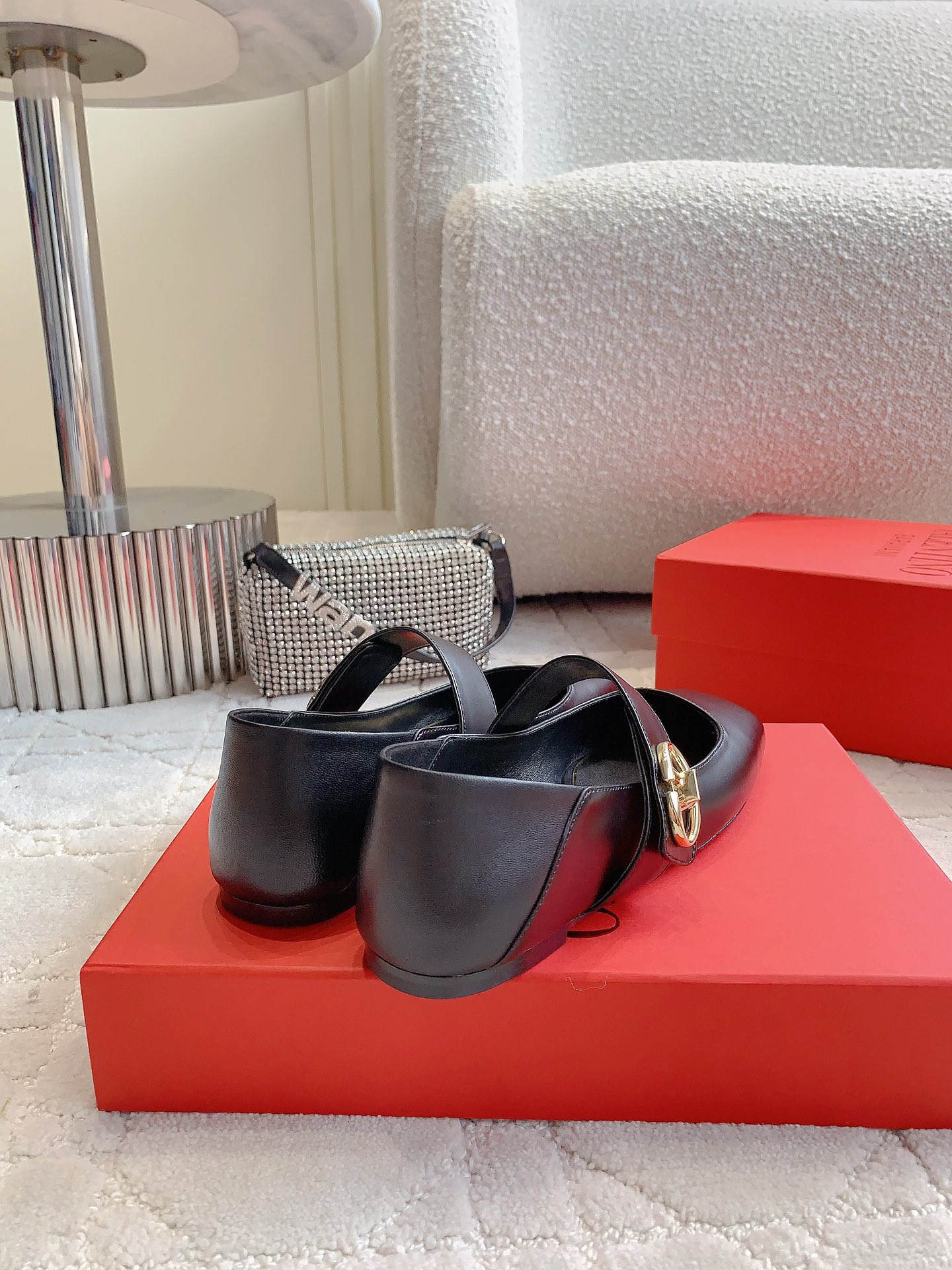 Valentin’s New Mary Jane Flats: Italian Leather, V-Buttons, Size 35-39, Worth $750 - 图片 8