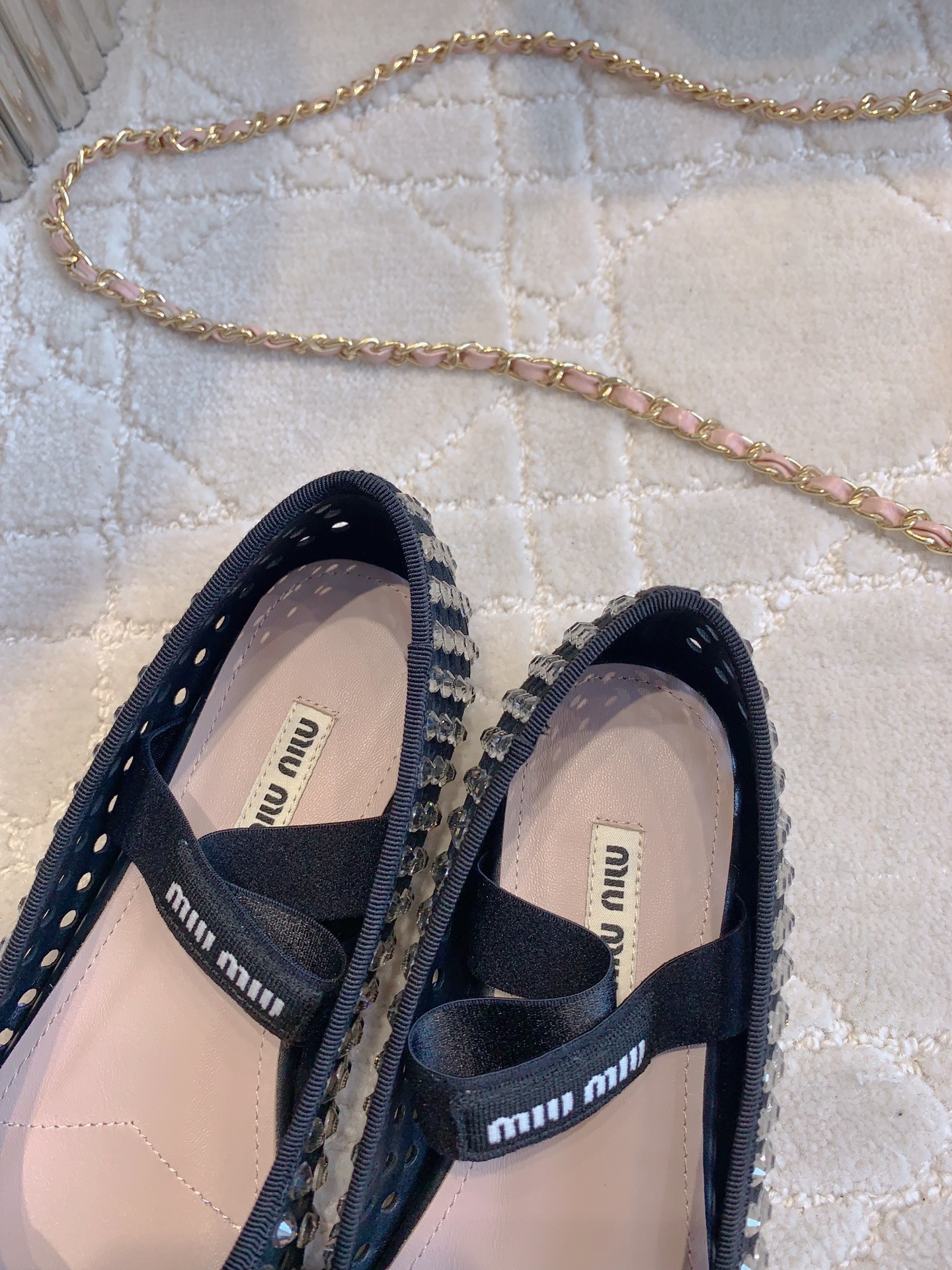 Luxurious Drill Ballet Shoes: Miu’s Dream Shoes in Size 35-39. - 图片 6