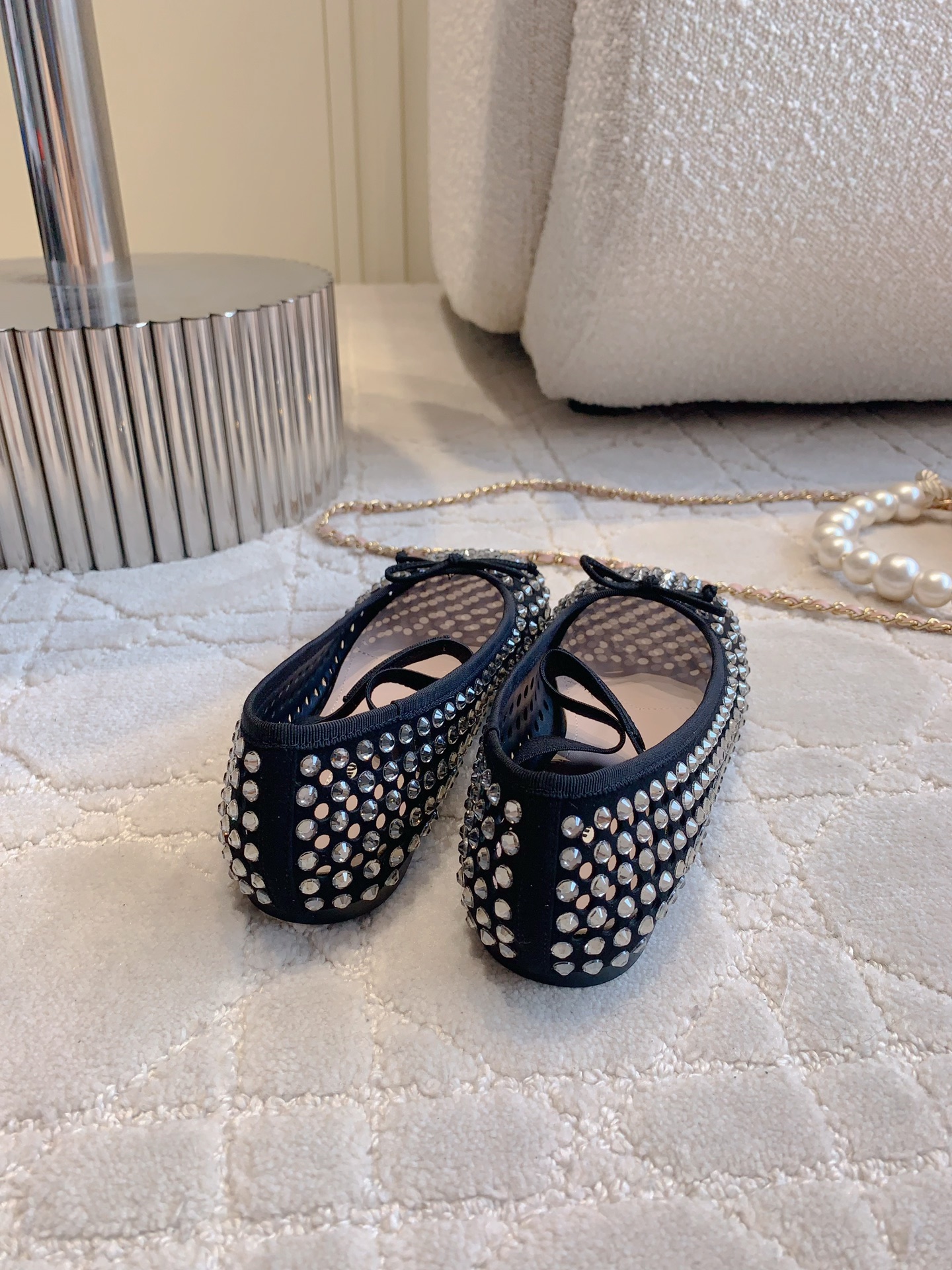 Luxurious Drill Ballet Shoes: Miu’s Dream Shoes in Size 35-39. - 图片 8