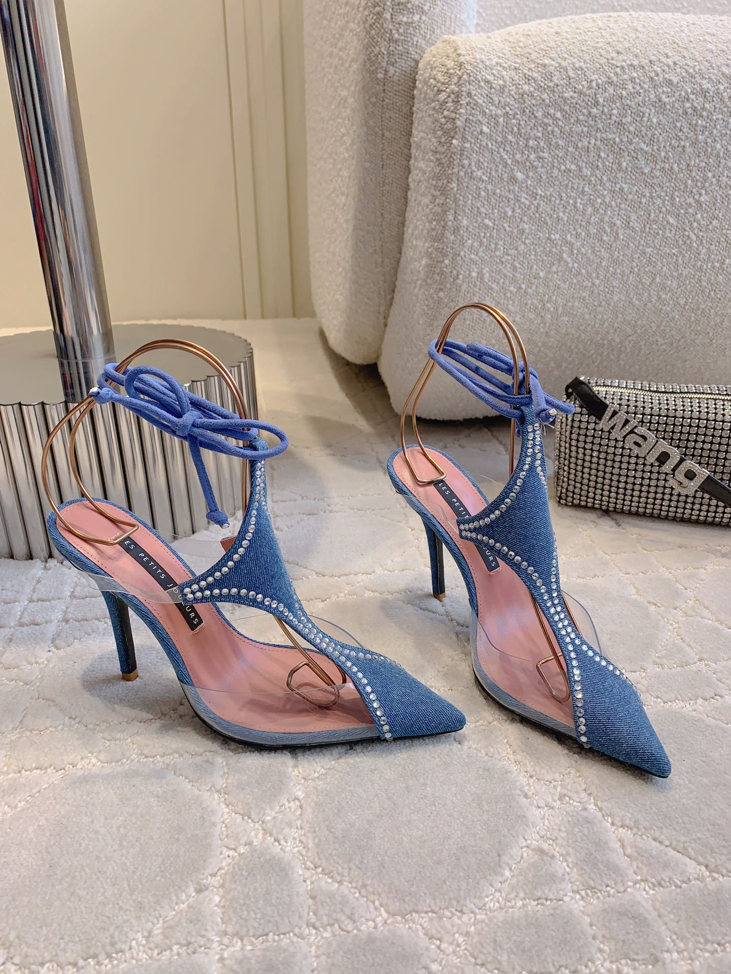 “High Heel Shoes: Elegant Italian Design, 9cm, Sizes 35-39, $567”