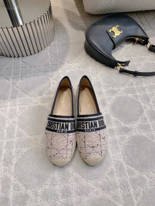 Dior Women's D-Bobby Espadrille Flat Shoes All-Season Casual Loafers 1 Dior Women's D-Bobby Espadrille Flat Shoes All-Season Casual Loafers
