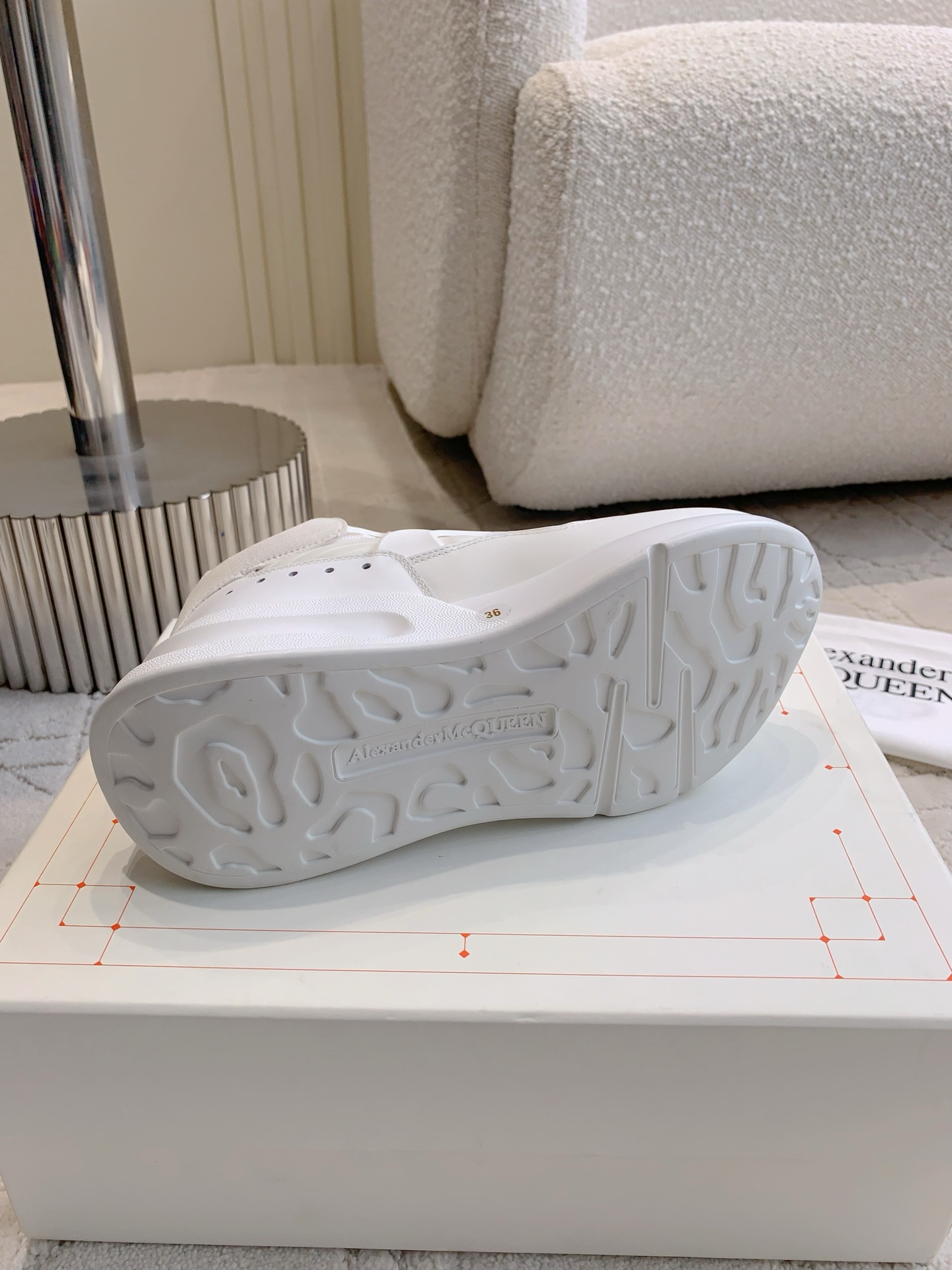 Top Quality Alexander McQUEE Leisure Shoes for Couples, Authentic Details, Various Sizes - 图片 9