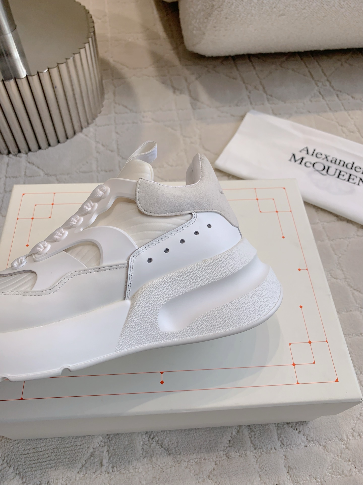 Top Quality Alexander McQUEE Leisure Shoes for Couples, Authentic Details, Various Sizes - 图片 7