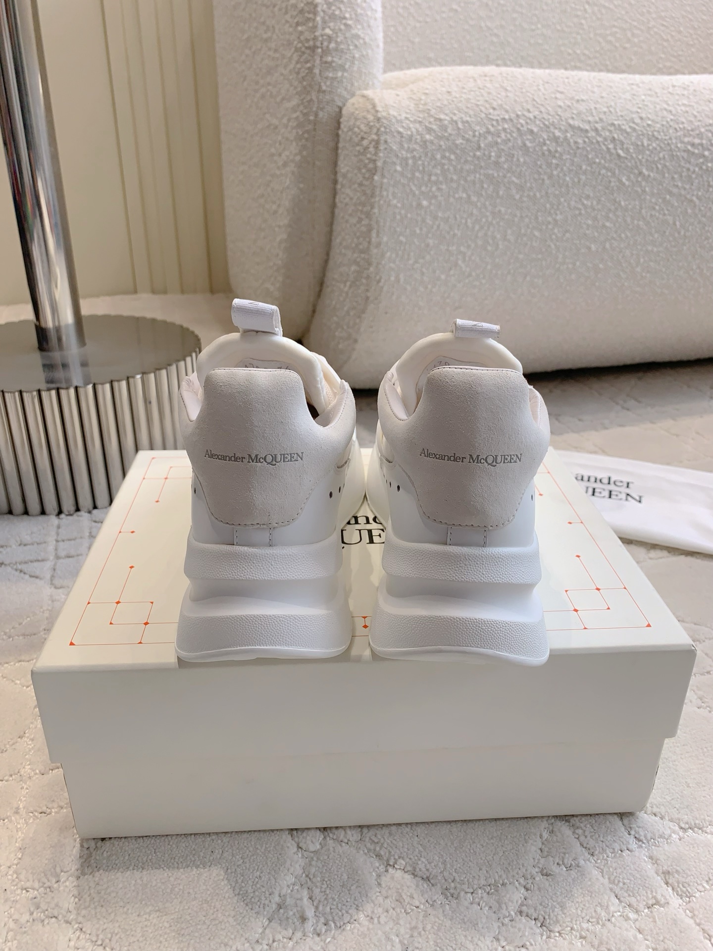 Top Quality Alexander McQUEE Leisure Shoes for Couples, Authentic Details, Various Sizes - 图片 8