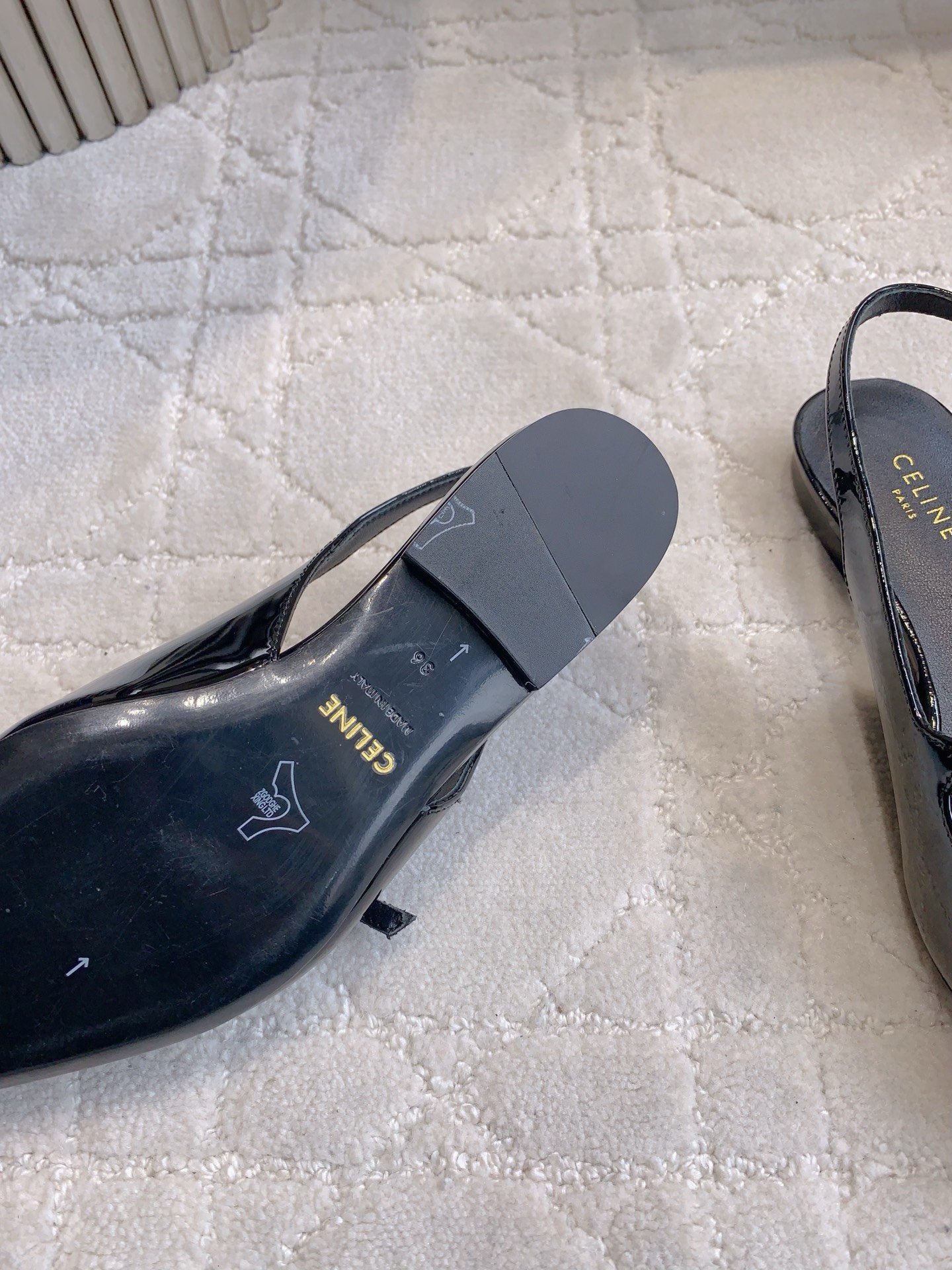Stylish Leather Flat Shoes by Celin: Italian Skin, Sizes 35-39, Shoe-Faced Cowcloths - 图片 9