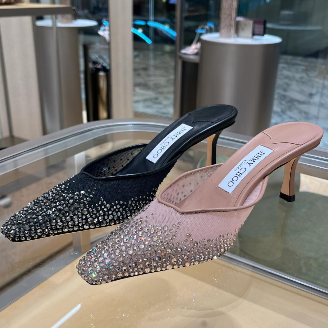 NO:251883,Counter picture, semi-tork high heels19860909专柜图,半拖高跟鞋,high heels,Women's Shoes