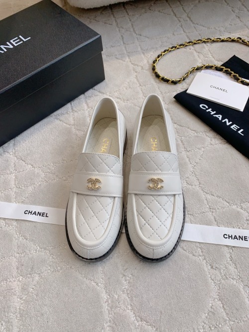 Chanel Women's CC Buckle Loafers, Premium Nappa Leather, Italian Leather Sole 1 Chanel Women's CC Buckle Loafers, Premium Nappa Leather, Italian Leather Sole