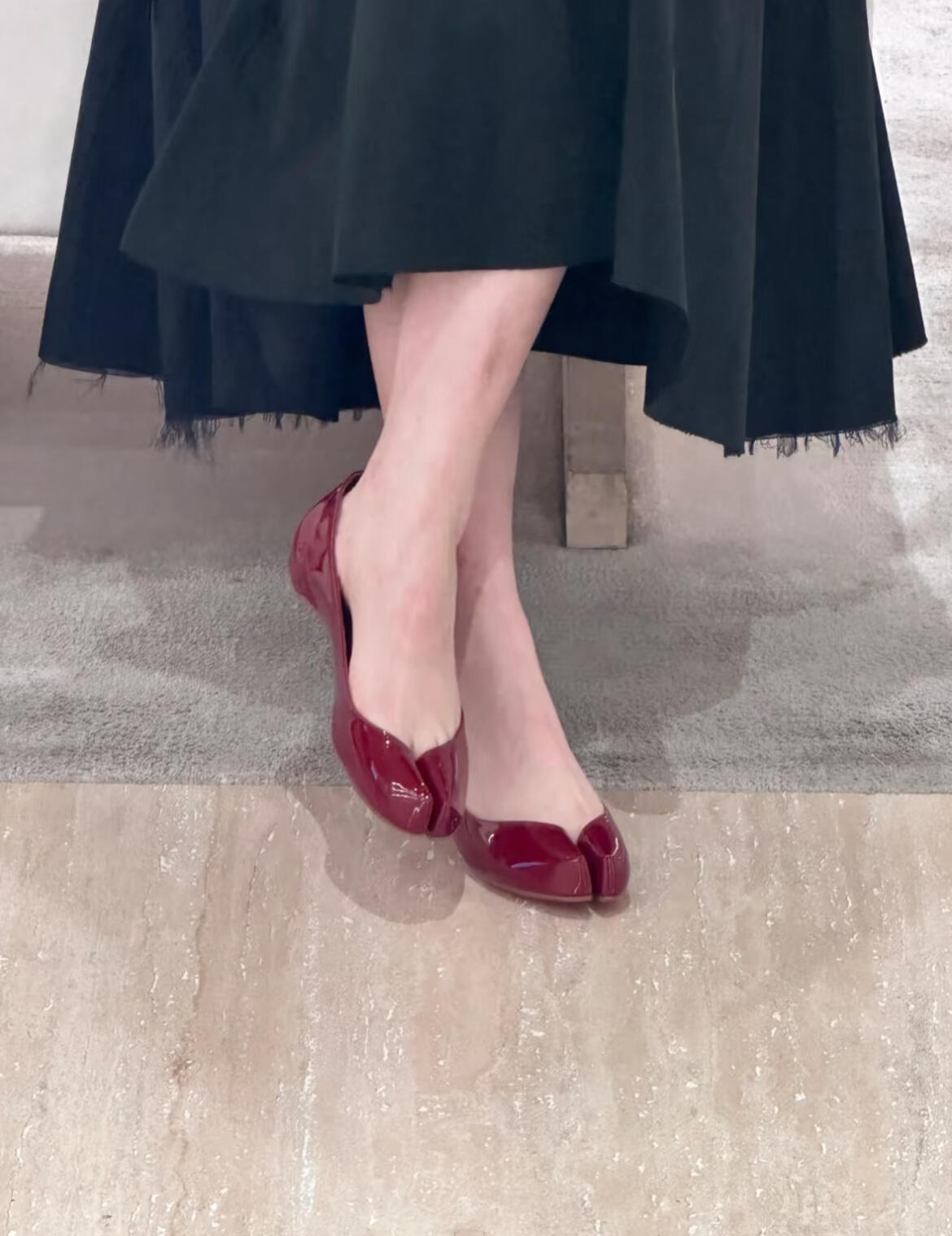 NO:406069,Foot-mounted shoes19860909上脚示范,分趾鞋,Women's Shoes