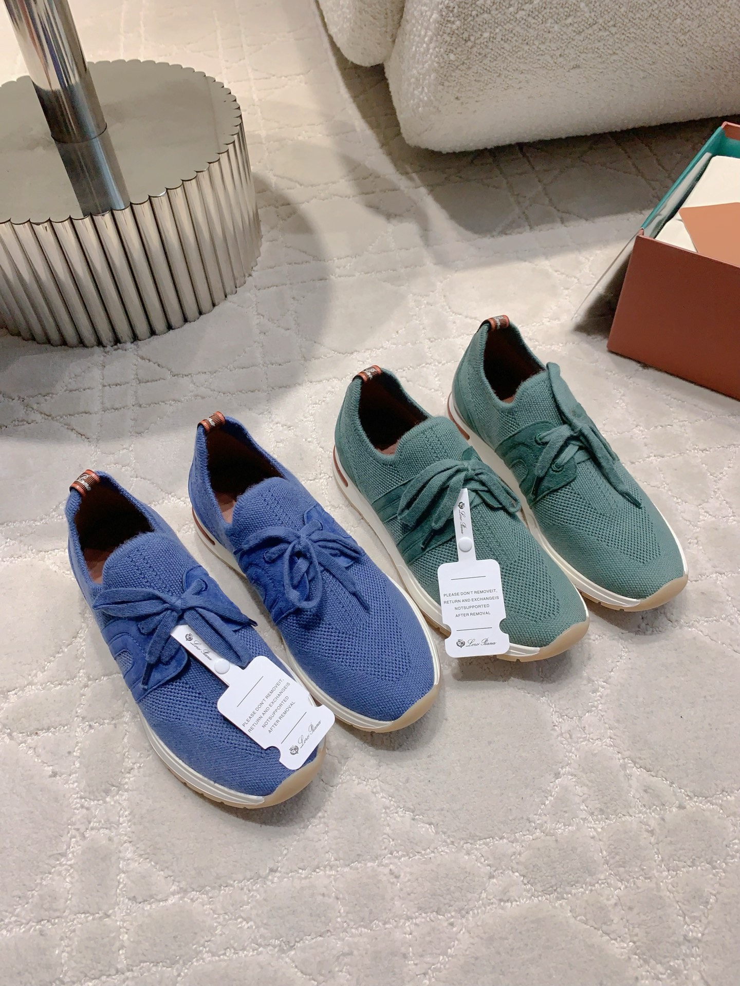 “Top-Quality Loro Pian* LP Knitting Sneakers: Fashionable, Comfortable, and Durable” - 图片 2