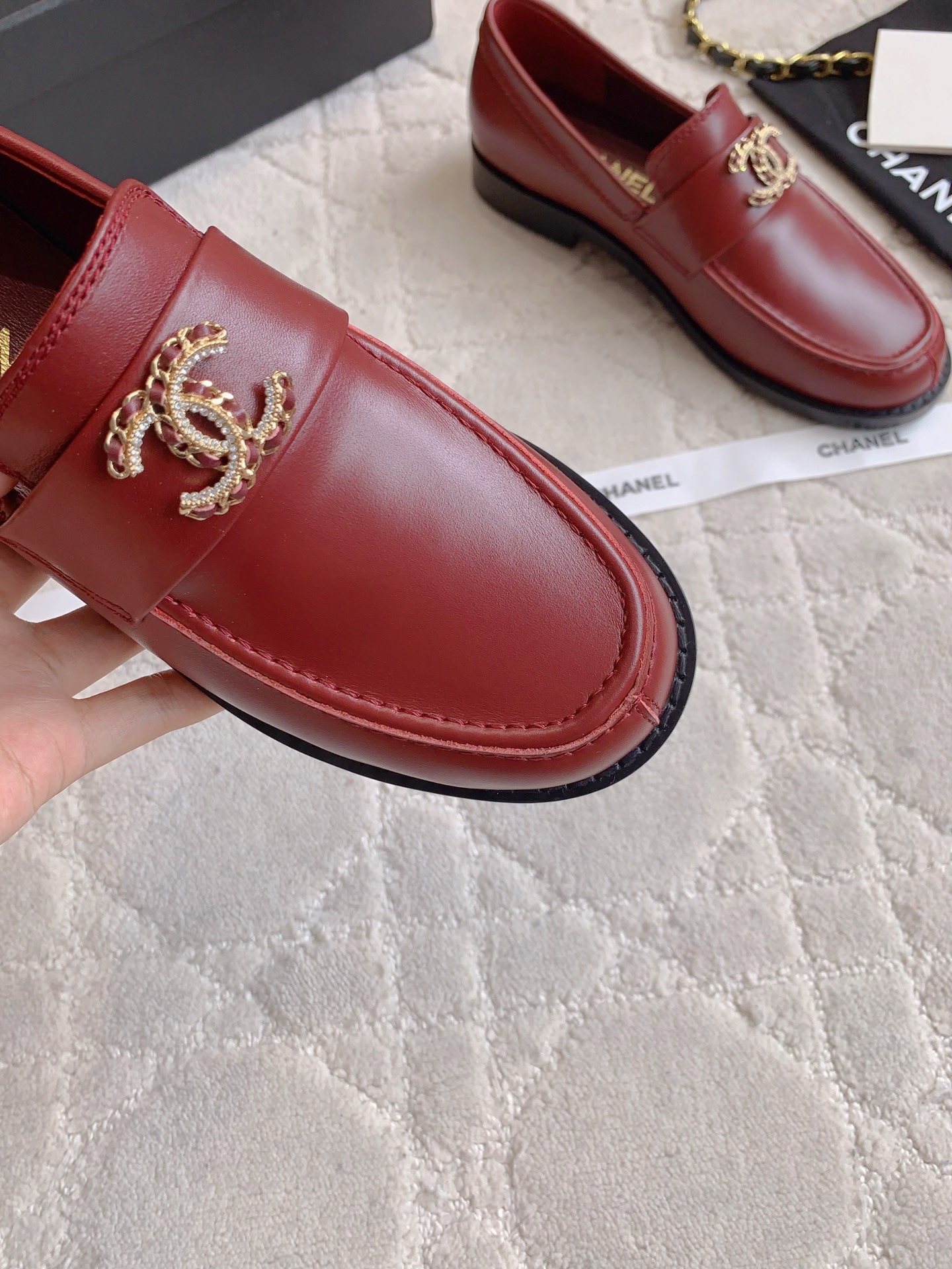 Chanel Loafers with Chain Detail - Classic & Timeless Design 6 i1750223134688 1636 0 4
