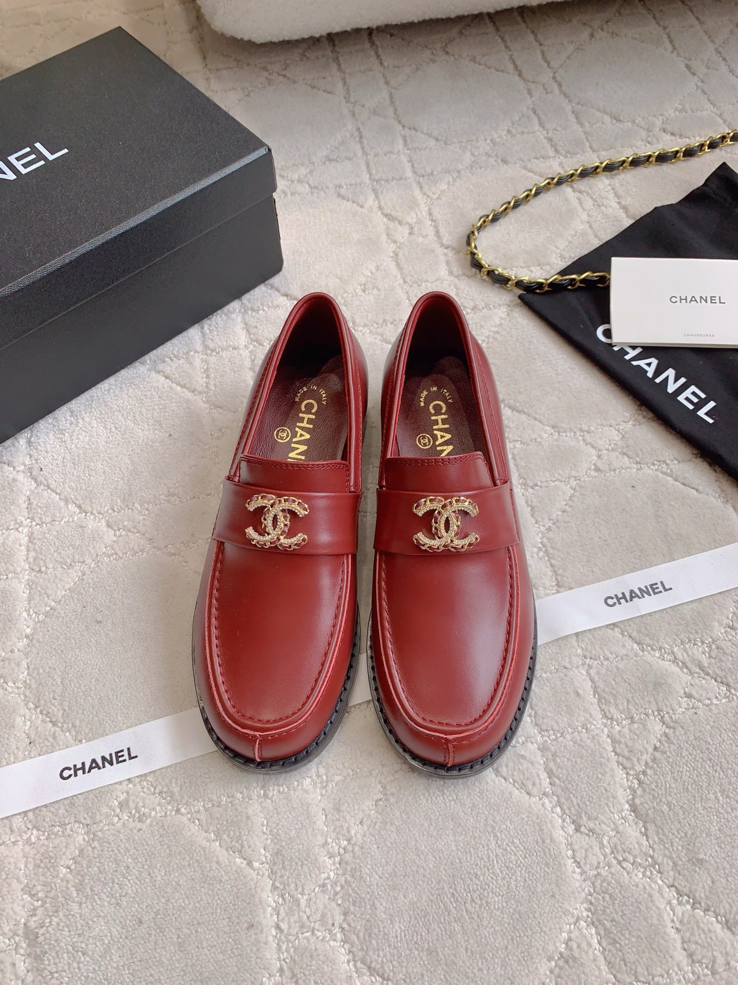 Chanel Loafers with Chain Detail - Classic & Timeless Design 2 i1750223136729 8707 0 0