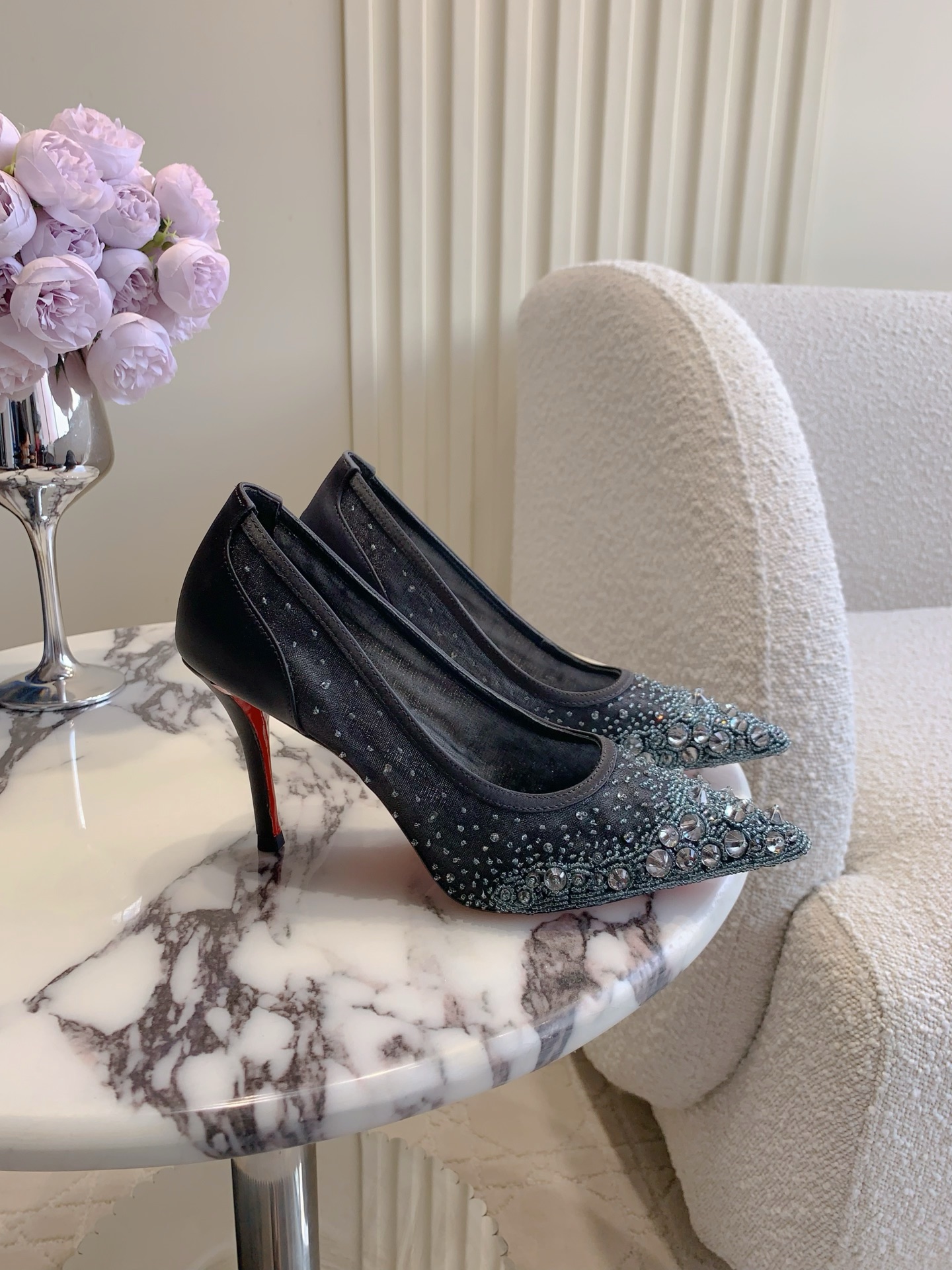 Luxury Handmade High-Heel Shoes by Christian Louboutin: P864 and P912
