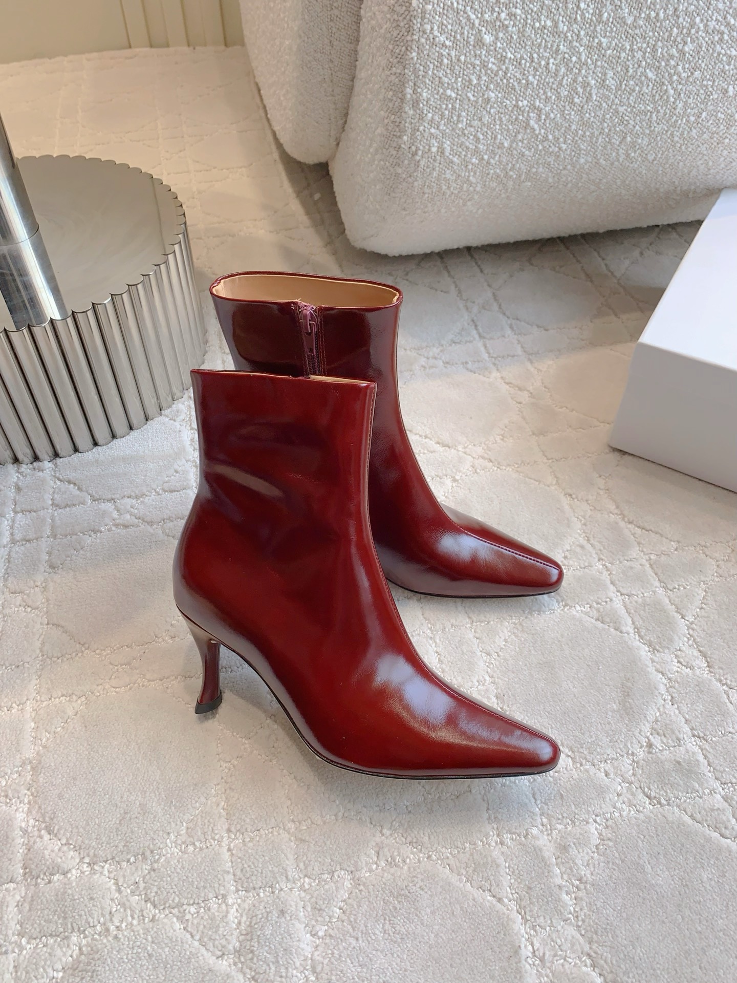 Top-Quality Classic Heels and Ankle Boots in 7.5 cm Height, Sizes 35-39 - 图片 2