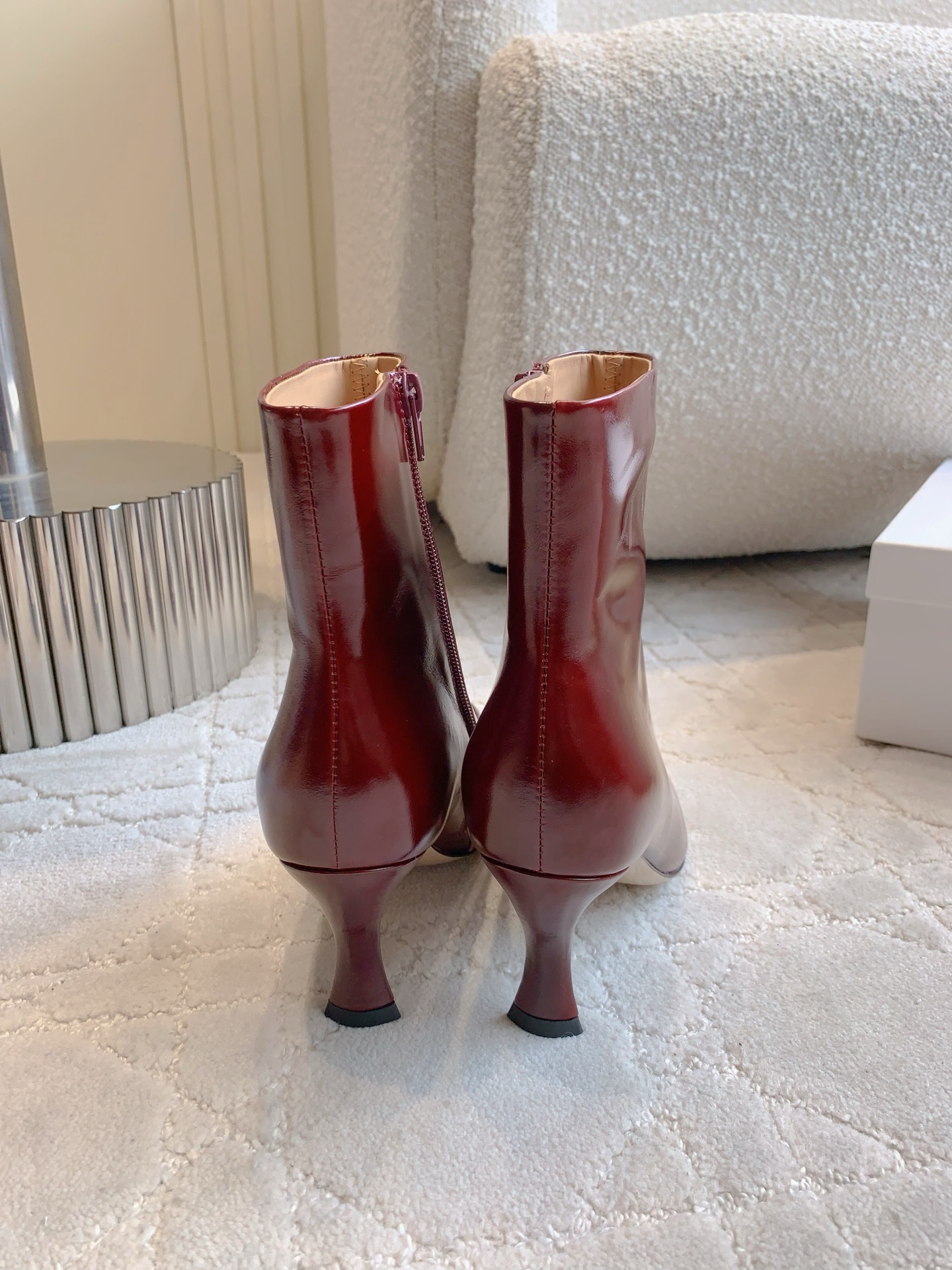 Top-Quality Classic Heels and Ankle Boots in 7.5 cm Height, Sizes 35-39 - 图片 3
