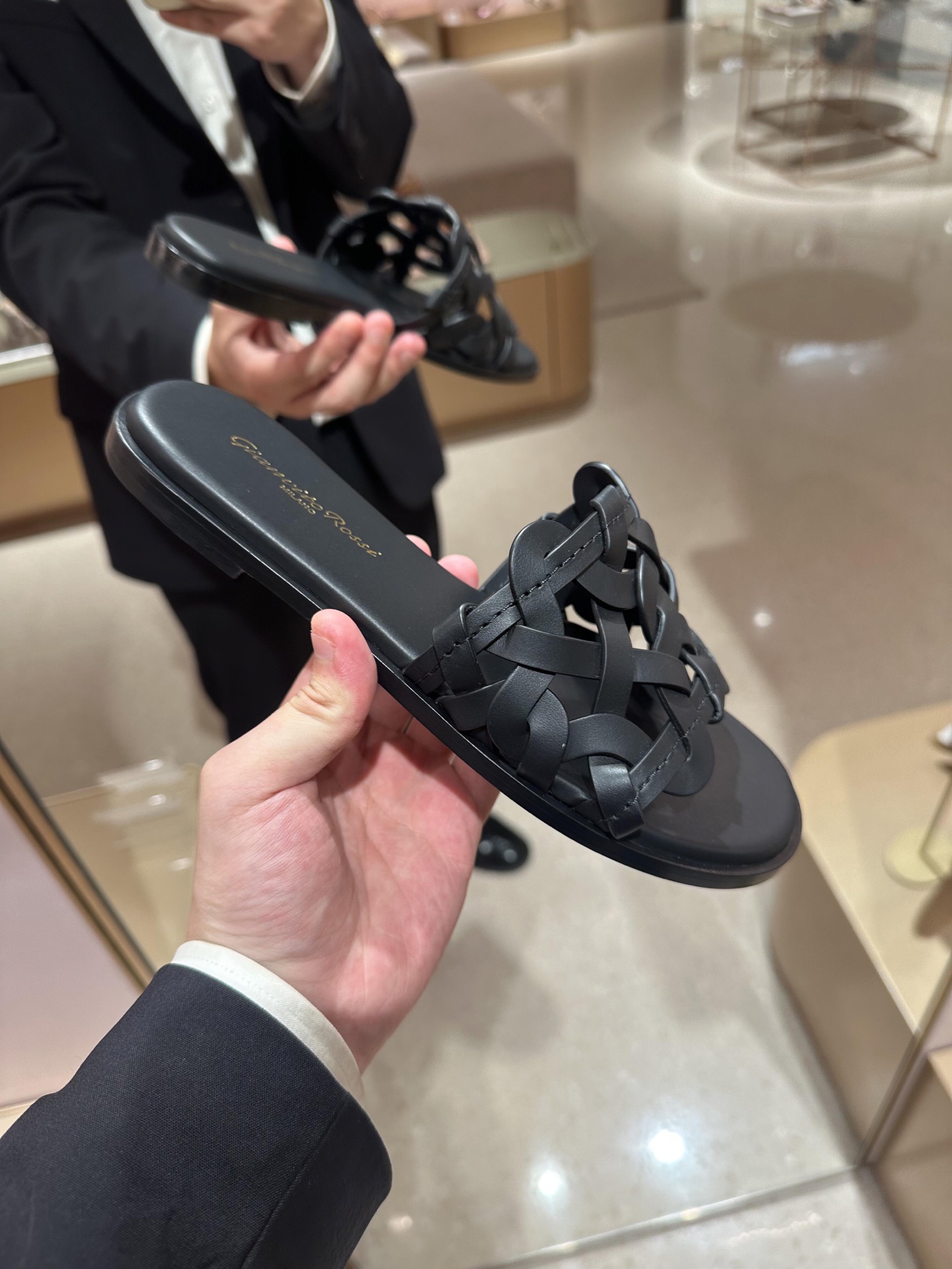 NO:788353,On-foot demonstration, slippers, slippers19860909上脚示范,拖鞋,slippers,Women's Shoes