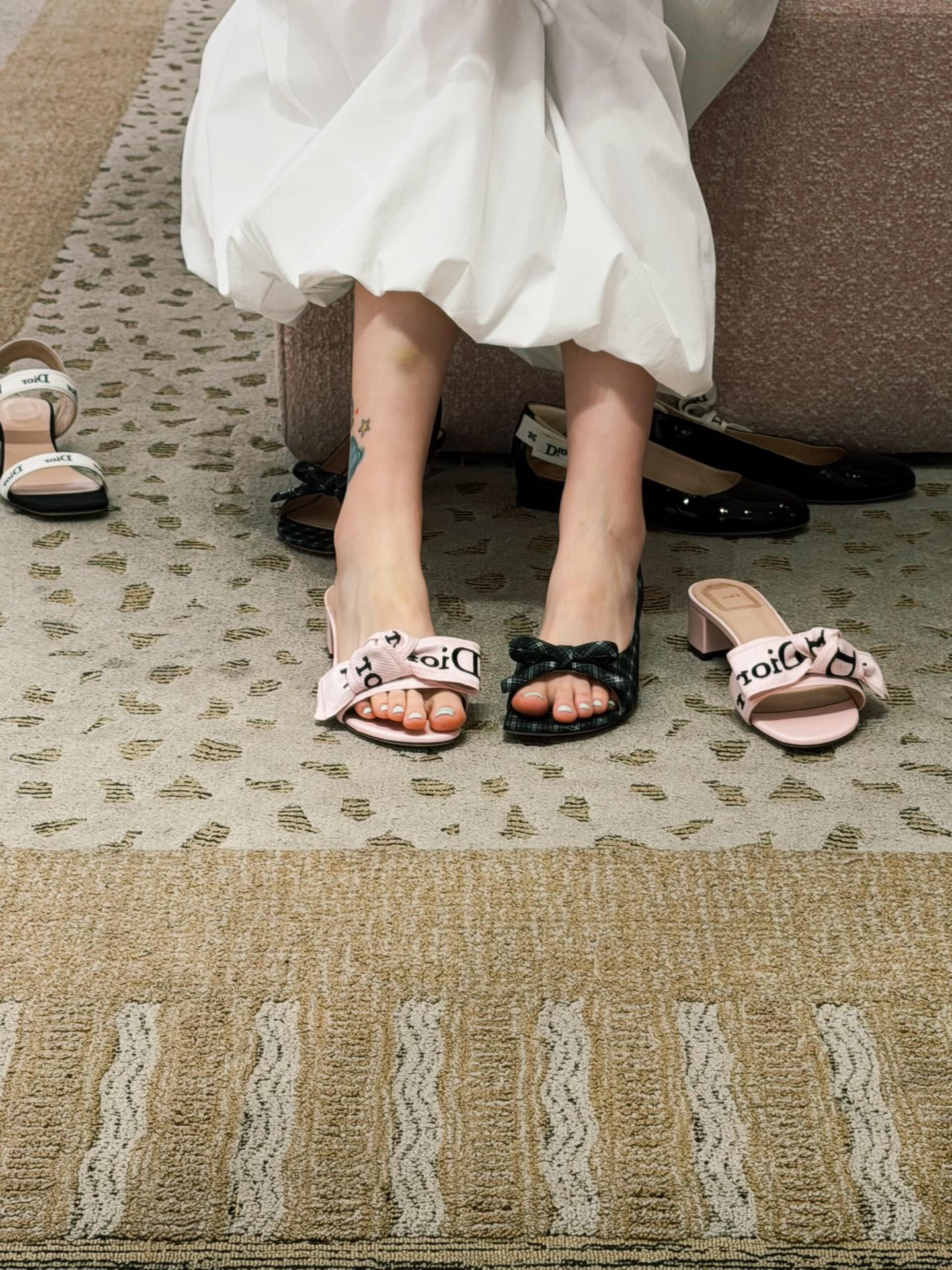 NO:870661,On-foot demonstration, slippers, slippers19860909上脚示范,拖鞋,slippers,Women's Shoes