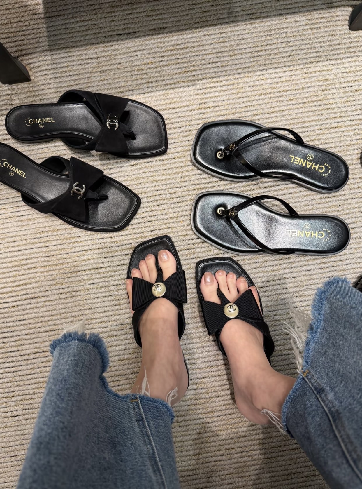 NO:904029,On-foot demonstration, split-toe shoes19860909上脚示范,分趾鞋,Women's Shoes