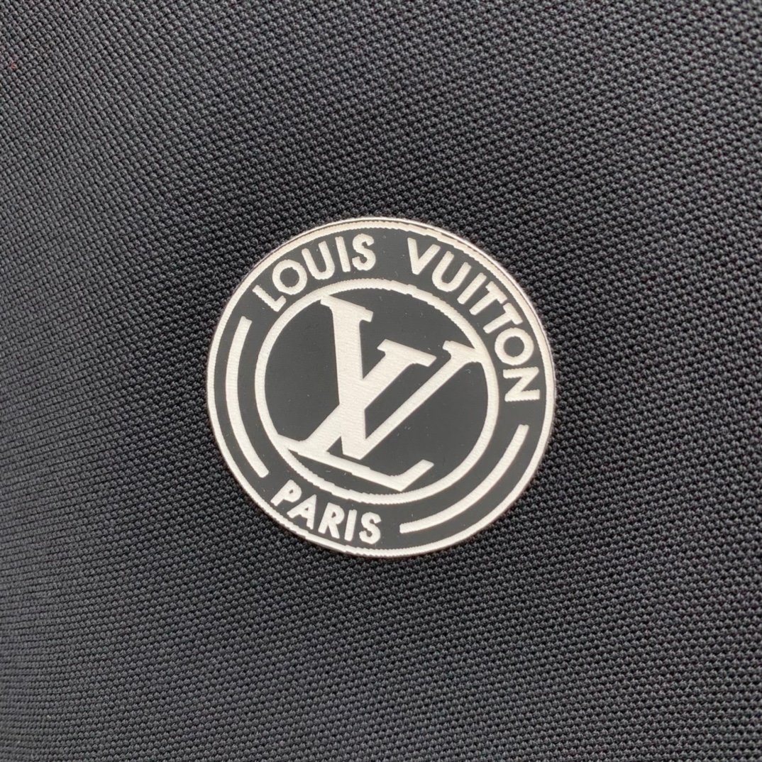 PLV25SS新款春夏短袖翻领T恤Polo，最高版本客供定制高端朱地面料简单时尚款，螺纹拼色螺纹配色超级