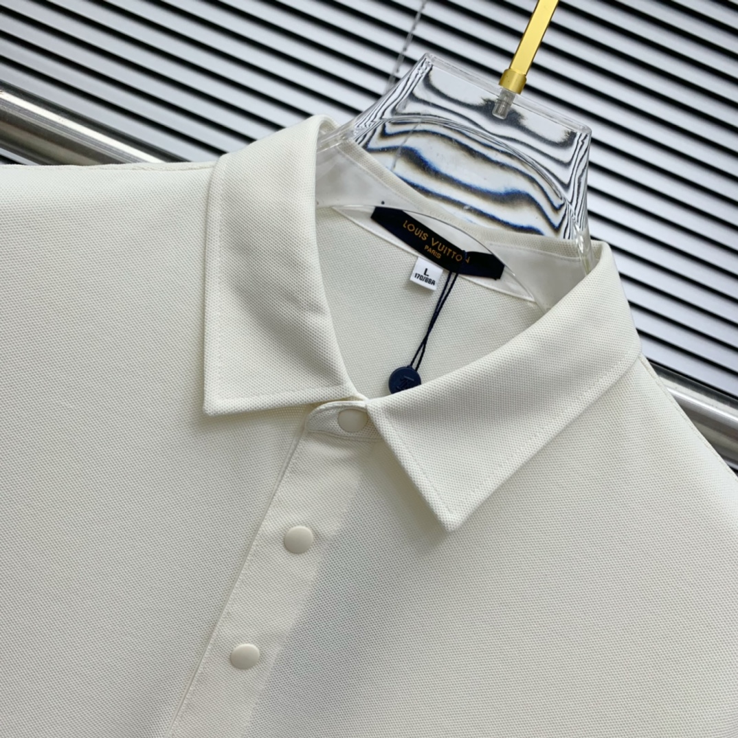 PLV25SS新款春夏短袖翻领T恤Polo，最高版本客供定制高端朱地面料简单时尚款，螺纹拼色螺纹配色超级