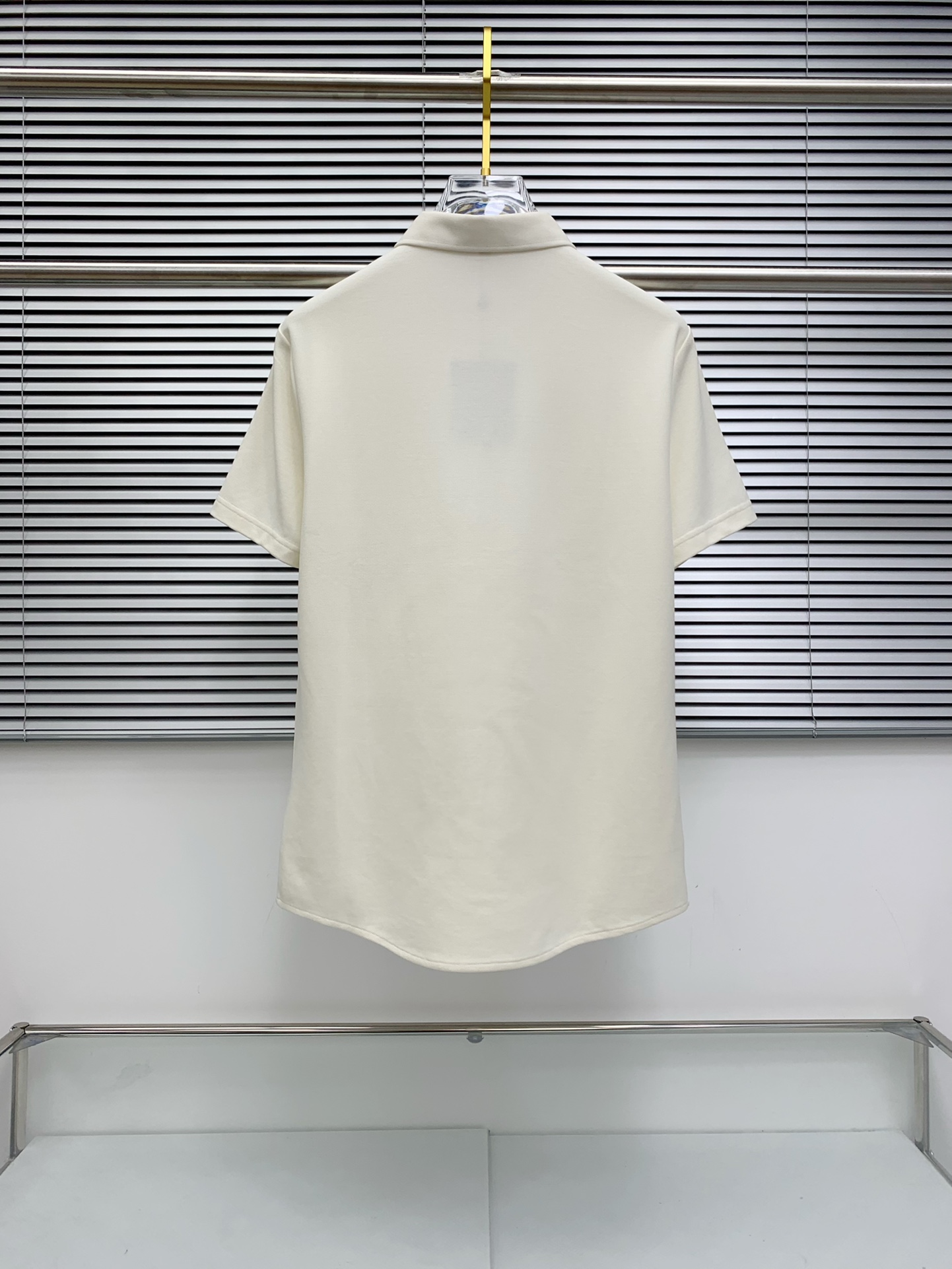 PLV25SS新款春夏短袖翻领T恤Polo，最高版本客供定制高端朱地面料简单时尚款，螺纹拼色螺纹配色超级