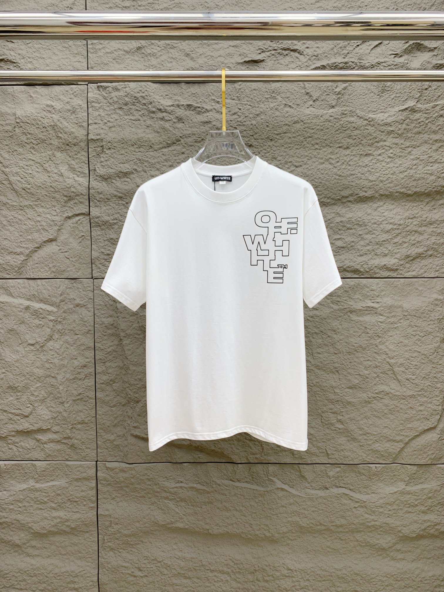 Fendi Vêtements T-Shirt Blanc Imprimé Coton Fashion Manches courtes