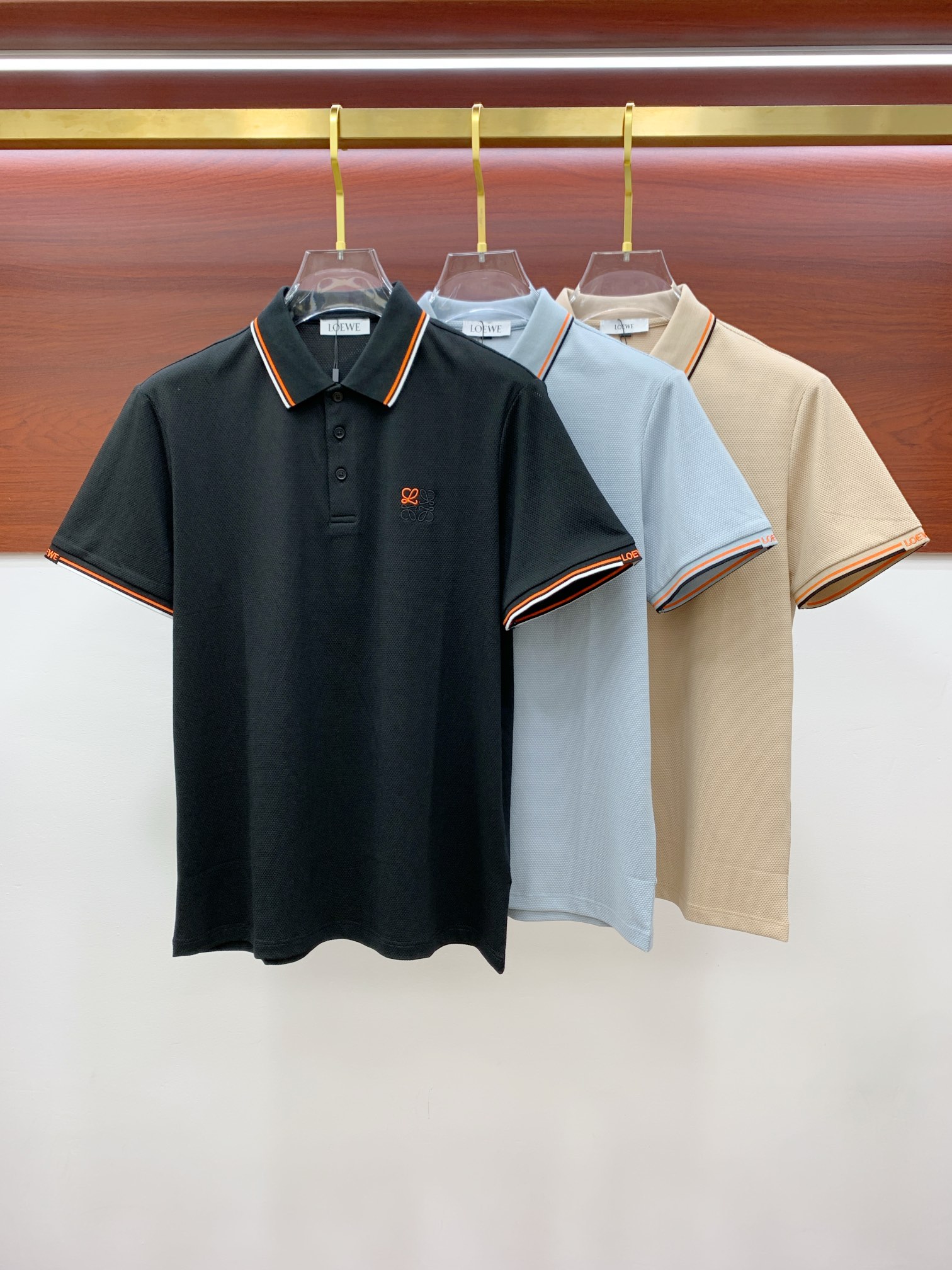 Loewe Kleidung Polo Männer Baumwolle Sommerkollektion Fashion