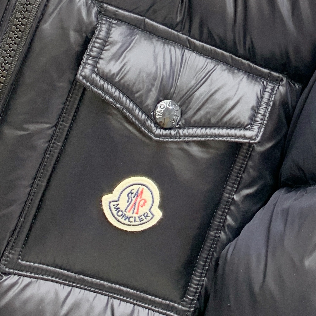 P 蒙口25ss秋冬新款🆕鹅绒羽绒服 帽子可拆卸 原版1:1订制五金配件全进口原版定制 欢迎专柜对比 绝