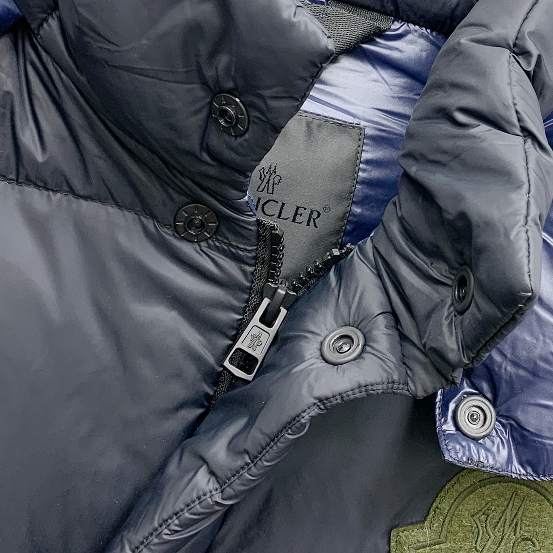 P 蒙口25ss秋冬新款🆕鹅绒羽绒服 （帽子袖子可拆卸）原版1:1订制五金配件全进口原版定制 欢迎专柜对