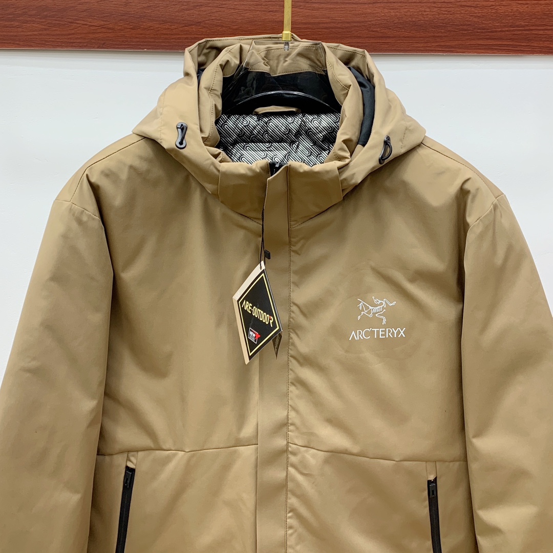 新款来袭 最高版本【始祖鸟】 三合一功能性户外性能 防风，防雨，90绒，ARCTERYX 始祖鸟硬壳顶级