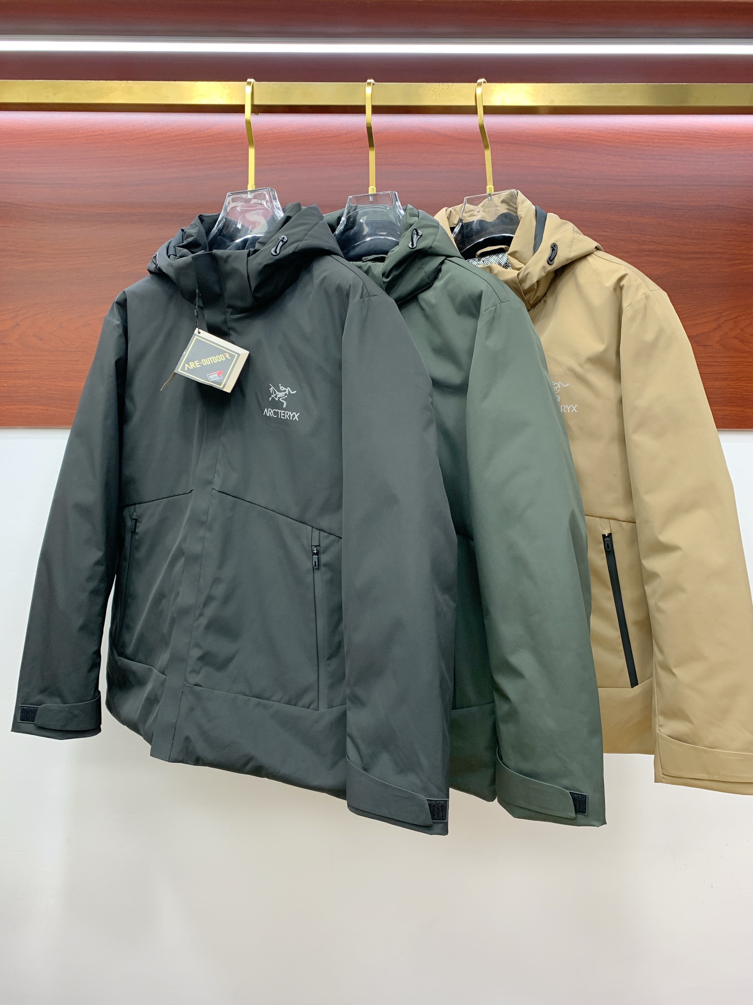 新款来袭 最高版本【始祖鸟】 三合一功能性户外性能 防风，防雨，90绒，ARCTERYX 始祖鸟硬壳顶级