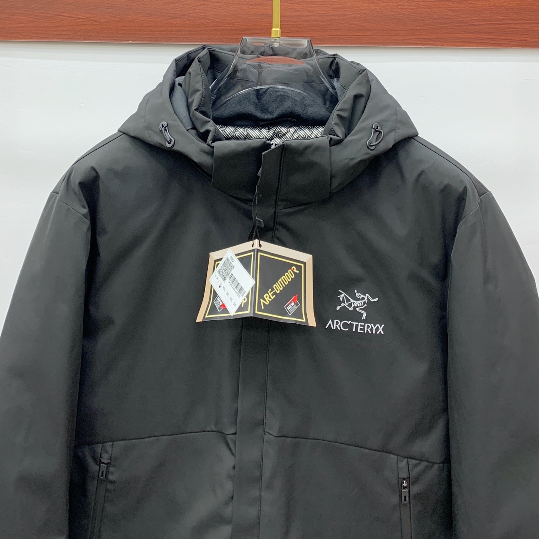 新款来袭 最高版本【始祖鸟】 三合一功能性户外性能 防风，防雨，90绒，ARCTERYX 始祖鸟硬壳顶级