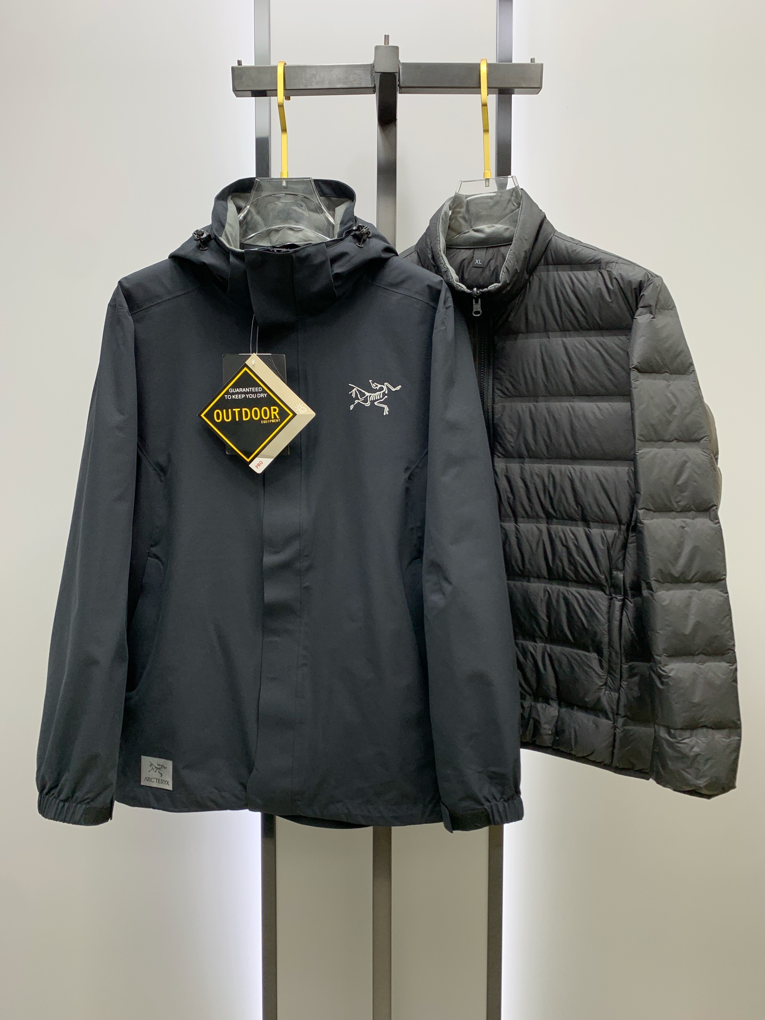 新款来袭 最高版本【始祖鸟】 三合一功能性户外性能 防风，防雨，90绒，ARCTERYX 始祖鸟硬壳顶级