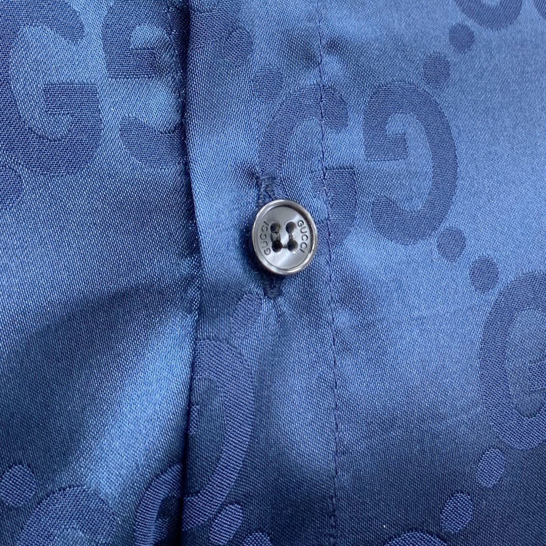 Gucci Print Lapel Short Sleeve Shirt Set - High-End Summer Style 7 i1740066936 9926 2