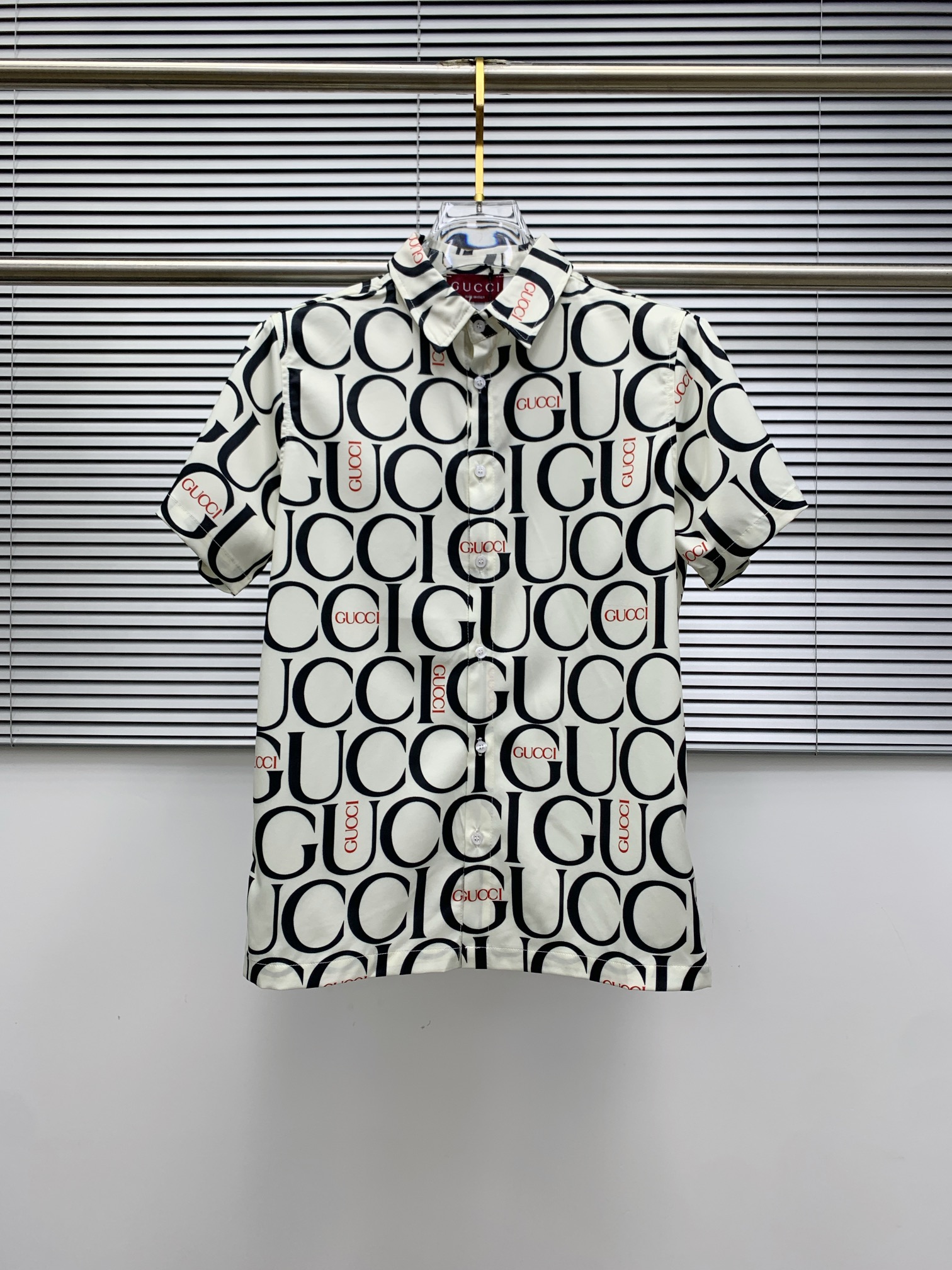 Gucci Print Short Sleeve Shirt Set: High-End Summer Style, Breathable Fabric 3 i1740067055 5172 0
