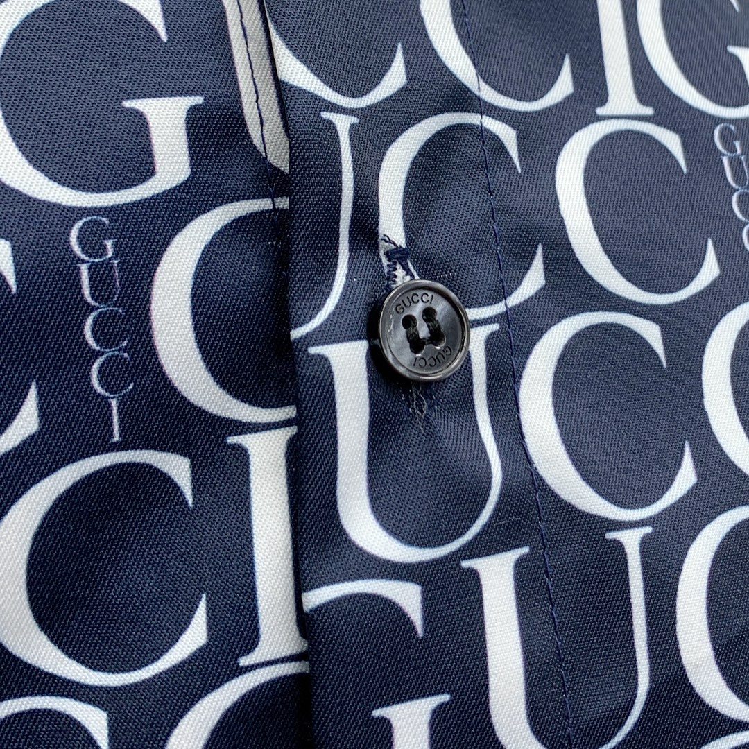 Gucci Print Short Sleeve Shirt Set - High-End Summer Collection 7 i1740067088 1038 6