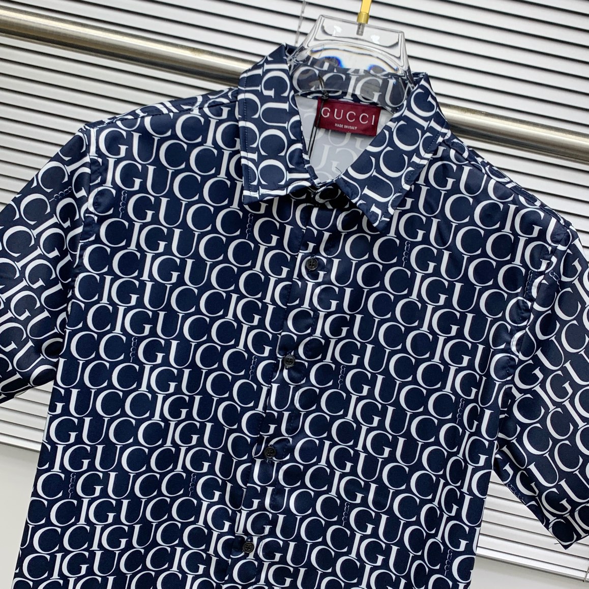 Gucci Print Short Sleeve Shirt Set - High-End Summer Collection 4 i1740067088 7442 8
