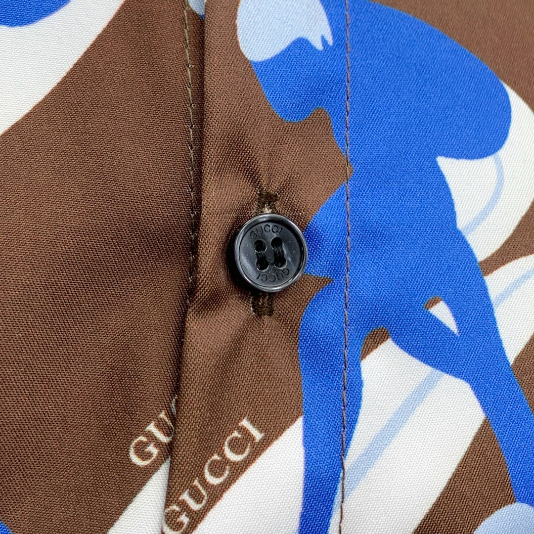Gucci Print Short Sleeve Shirt Set - High-End Summer Style 7 i1740067476 5479 8