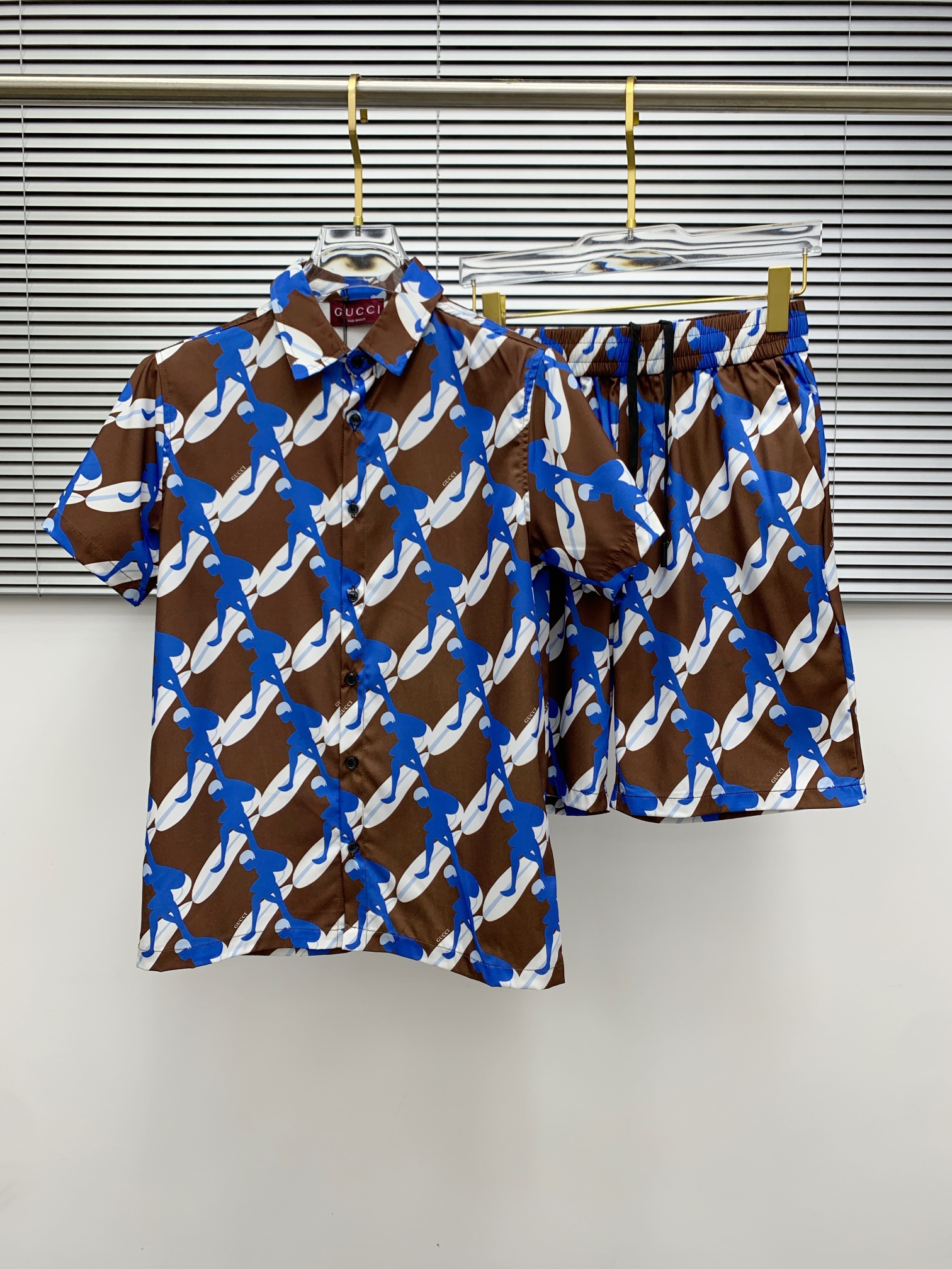 Gucci Print Short Sleeve Shirt Set - High-End Summer Style 2 i1740067481 6443 0
