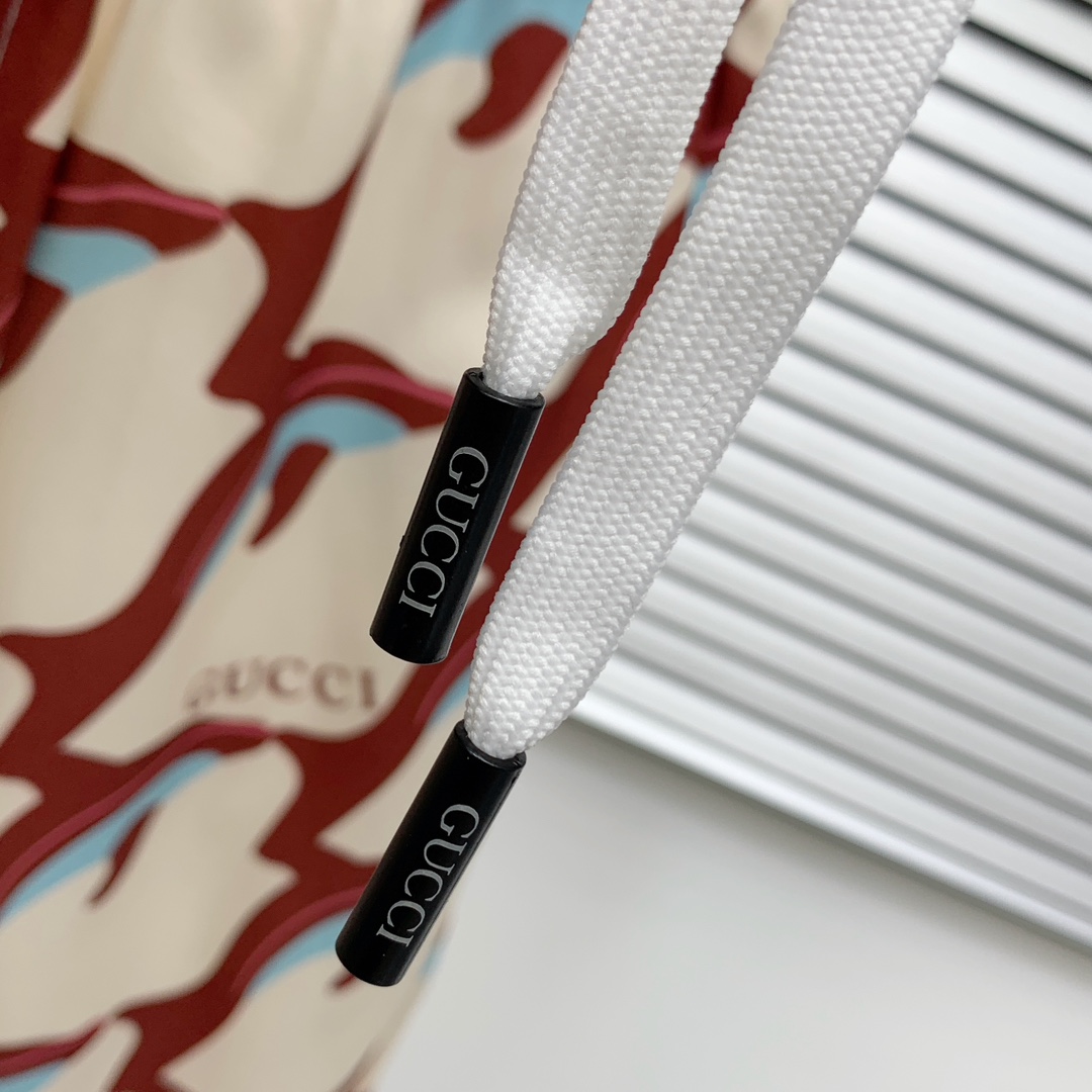 Gucci Print Lapel Short Sleeve Shirt Set - High-End Summer Style 11 i1740067493 6087 2
