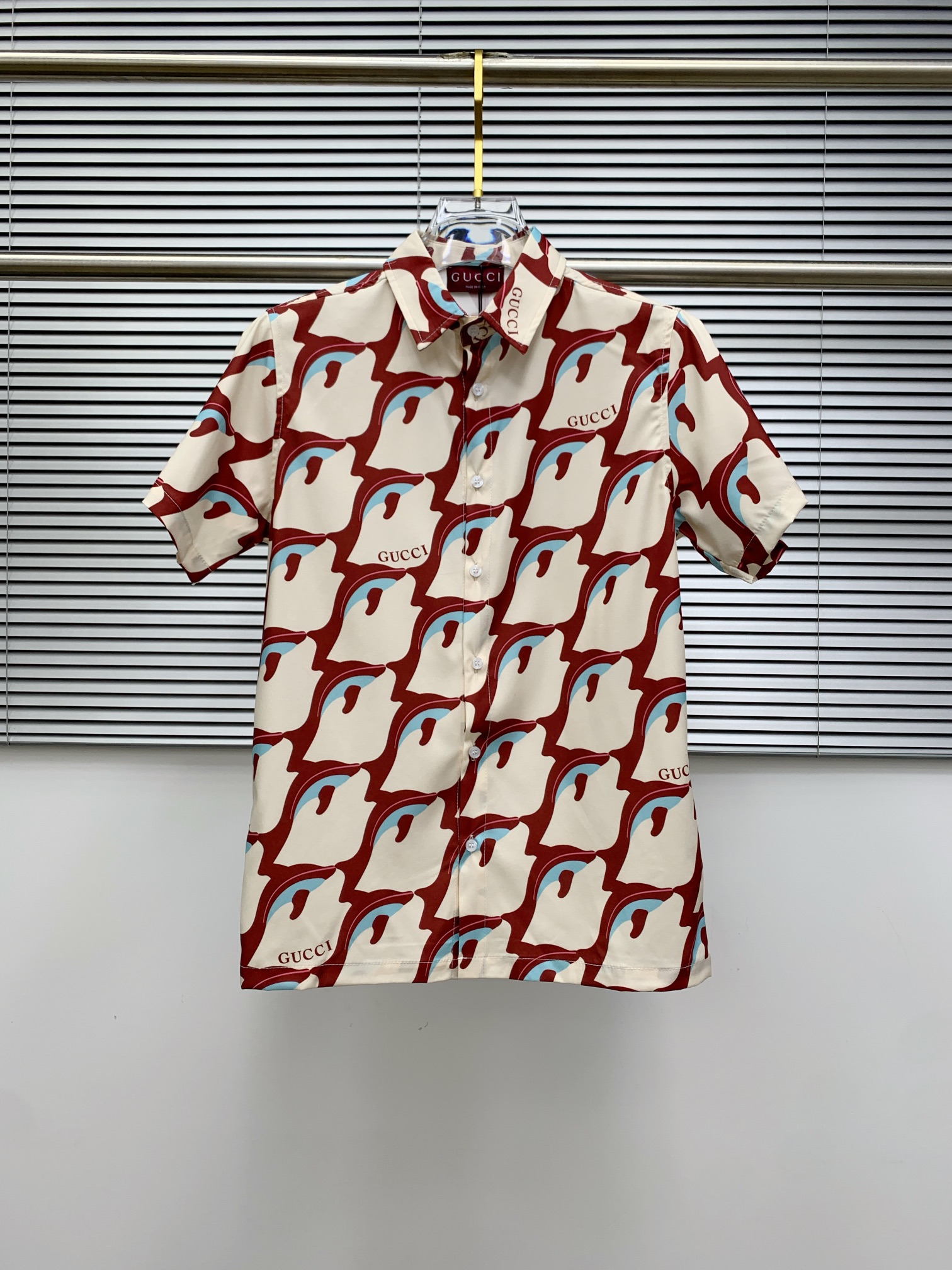 Gucci Print Lapel Short Sleeve Shirt Set - High-End Summer Style 3 i1740067499 7607 0