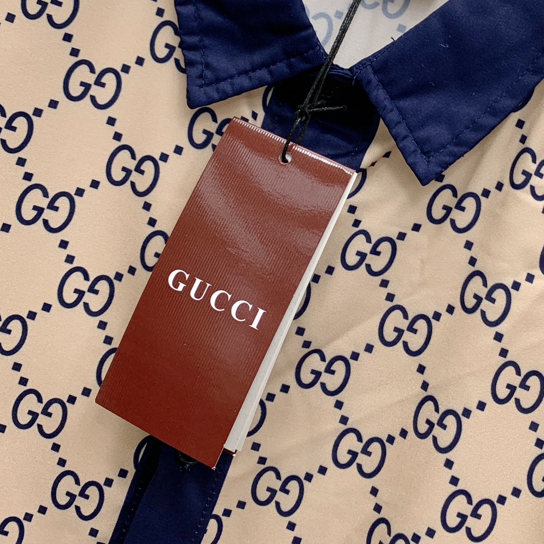 Gucci Print Short Sleeve Shirt Set - High-End Summer Collection 5 i1740067544 2597 0