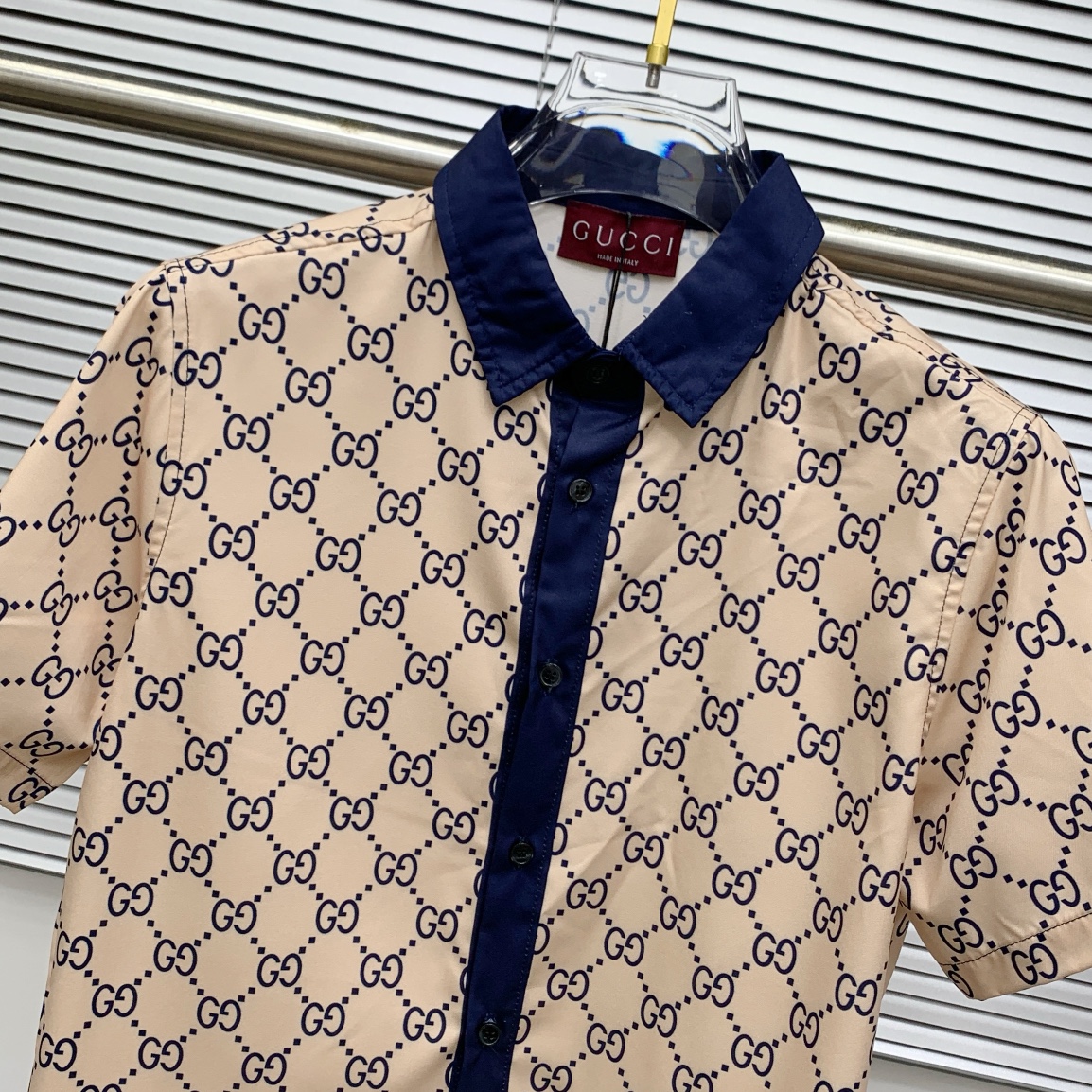 Gucci Print Short Sleeve Shirt Set - High-End Summer Collection 4 i1740067544 5312 0