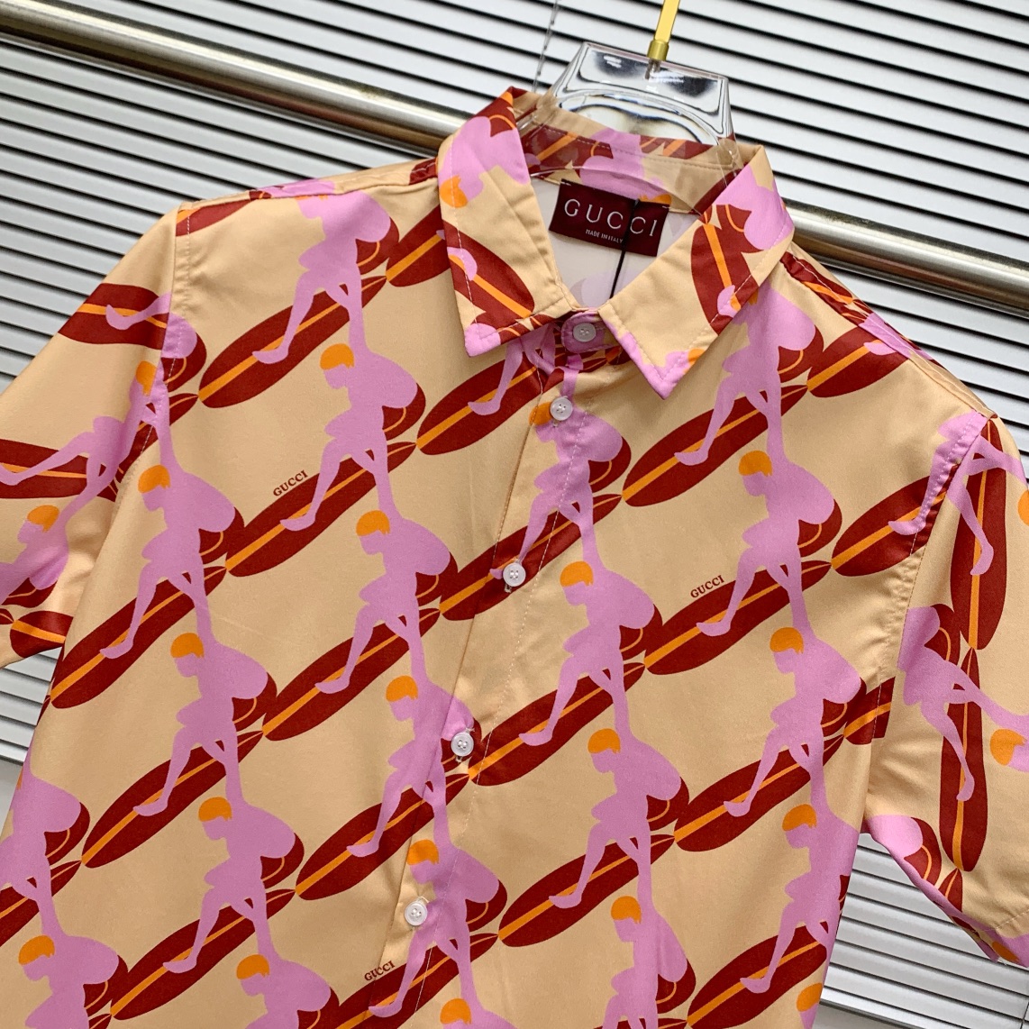 Gucci Print Short Sleeve Shirt Set - High-End Summer Collection 4 i1740067605 5666 3