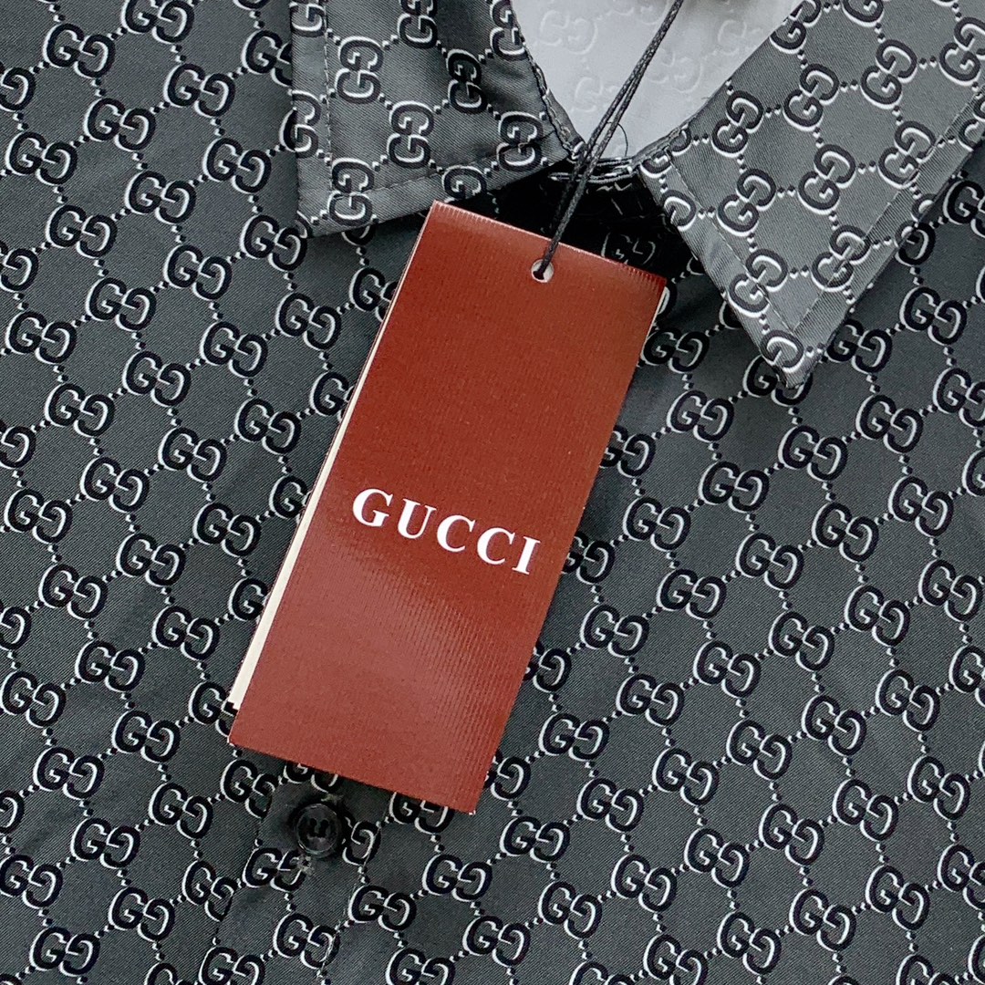 Gucci Print Short Sleeve Shirt Set - High-End Summer Style 5 i1740067723 2759 7