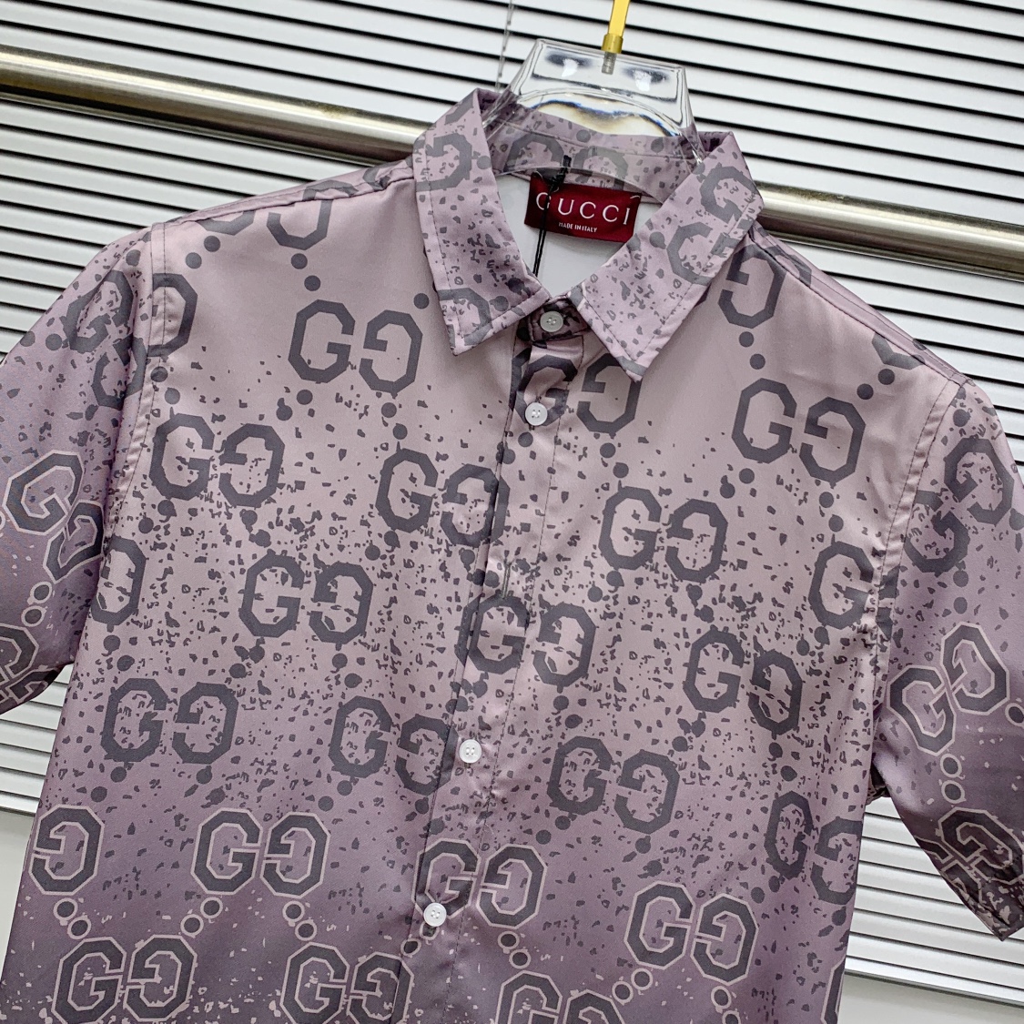 Gucci Print Short Sleeve Shirt Set - High-End Summer Style, Breathable Fabric 4 i1740067794 3601 0