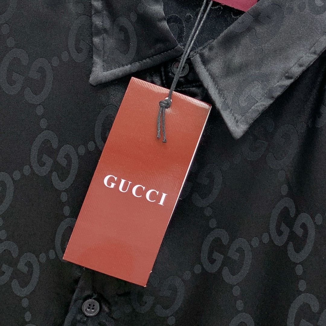 Gucci Print Lapel Short-Sleeve Shirt Set - High-End Summer Outfit 5 i1740067915 3161 0