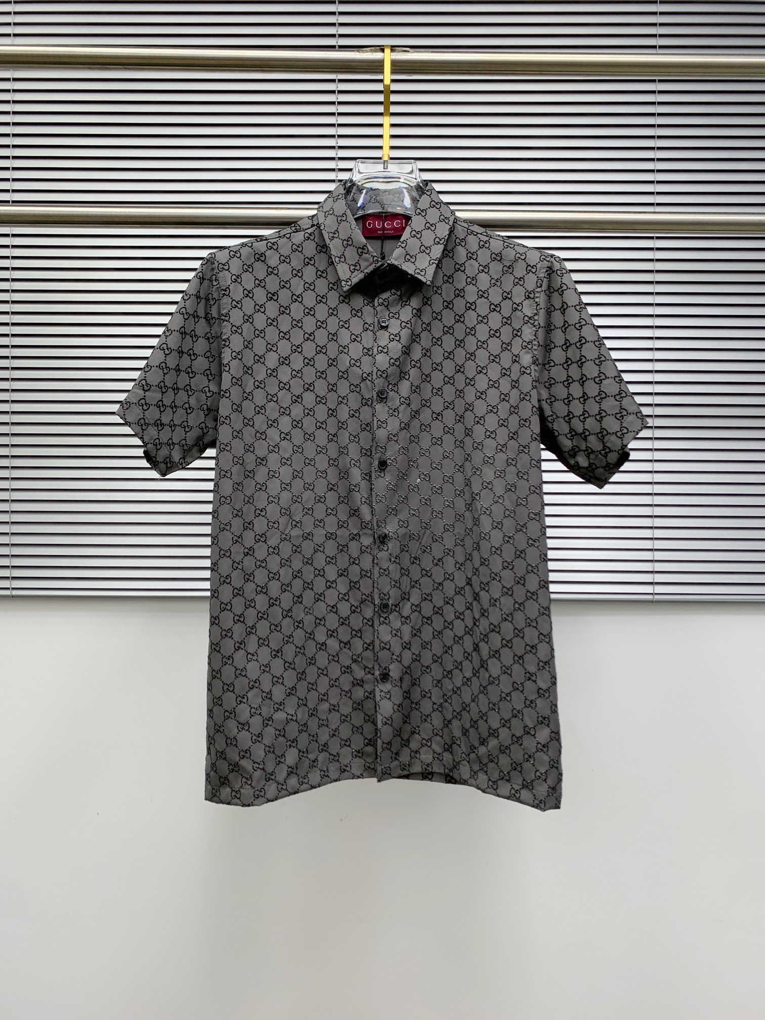 Gucci Print Short Sleeve Shirt Set - Summer Collection, Breathable Fabric 3 i1740068117 4280 0